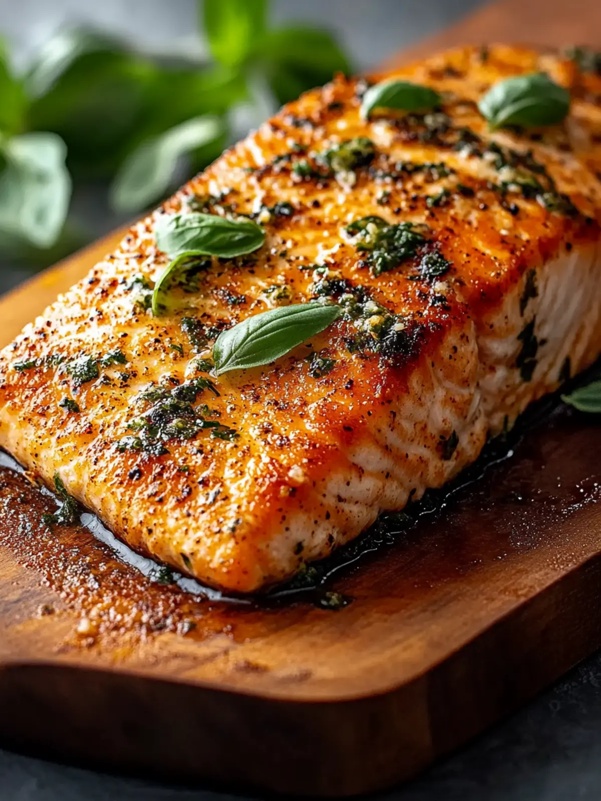 Crispy Parmesan-Basil Air Fryer Salmon in 15 Minutes 4 Parmesan-basil Air Fryer Salmon