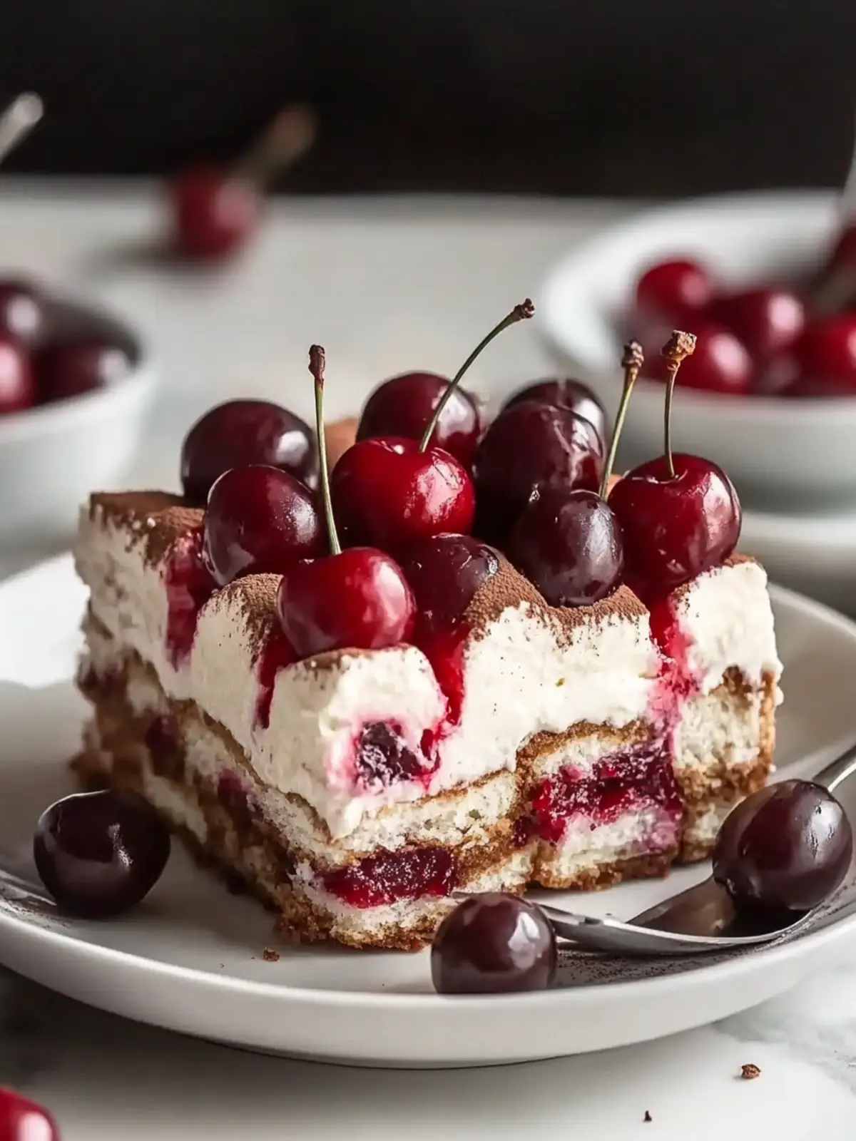Cherry Amaretto Tiramisu: A Summer Delight to Savor 5 Cherry Amaretto Tiramisu