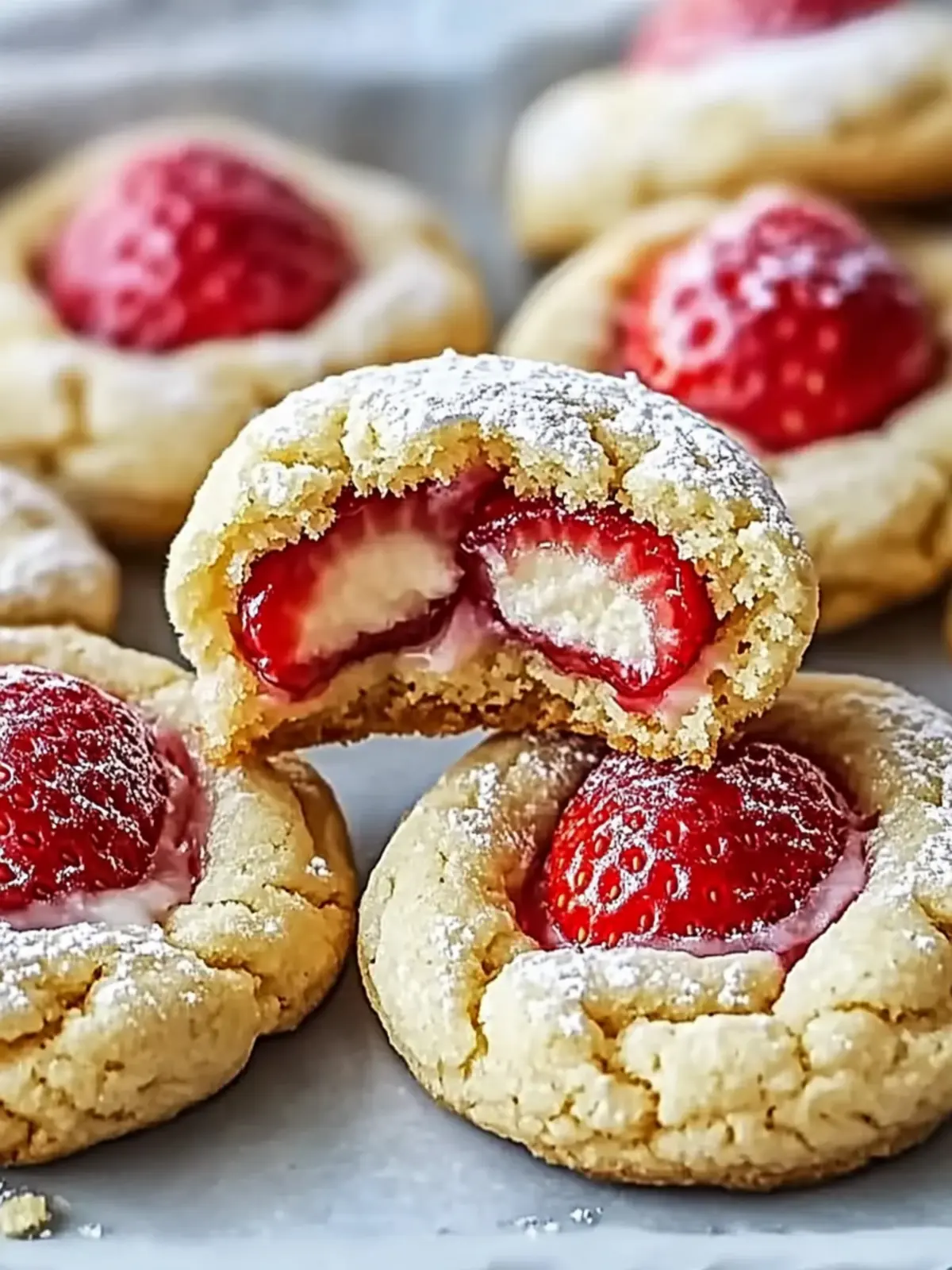 Strawberry Cheesecake Stuffed Cookies You’ll Love Baking Today 4 Strawberry Cheesecake Stuffed Cookies