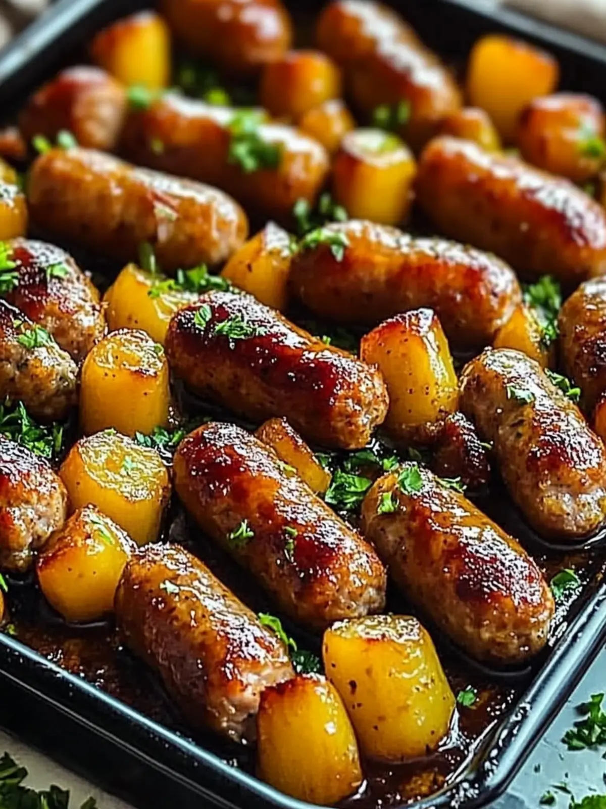 Honey Garlic Sheet Pan Sausage: A Simple Family Favorite 3 Honey Garlic Sheet Pan Sausage