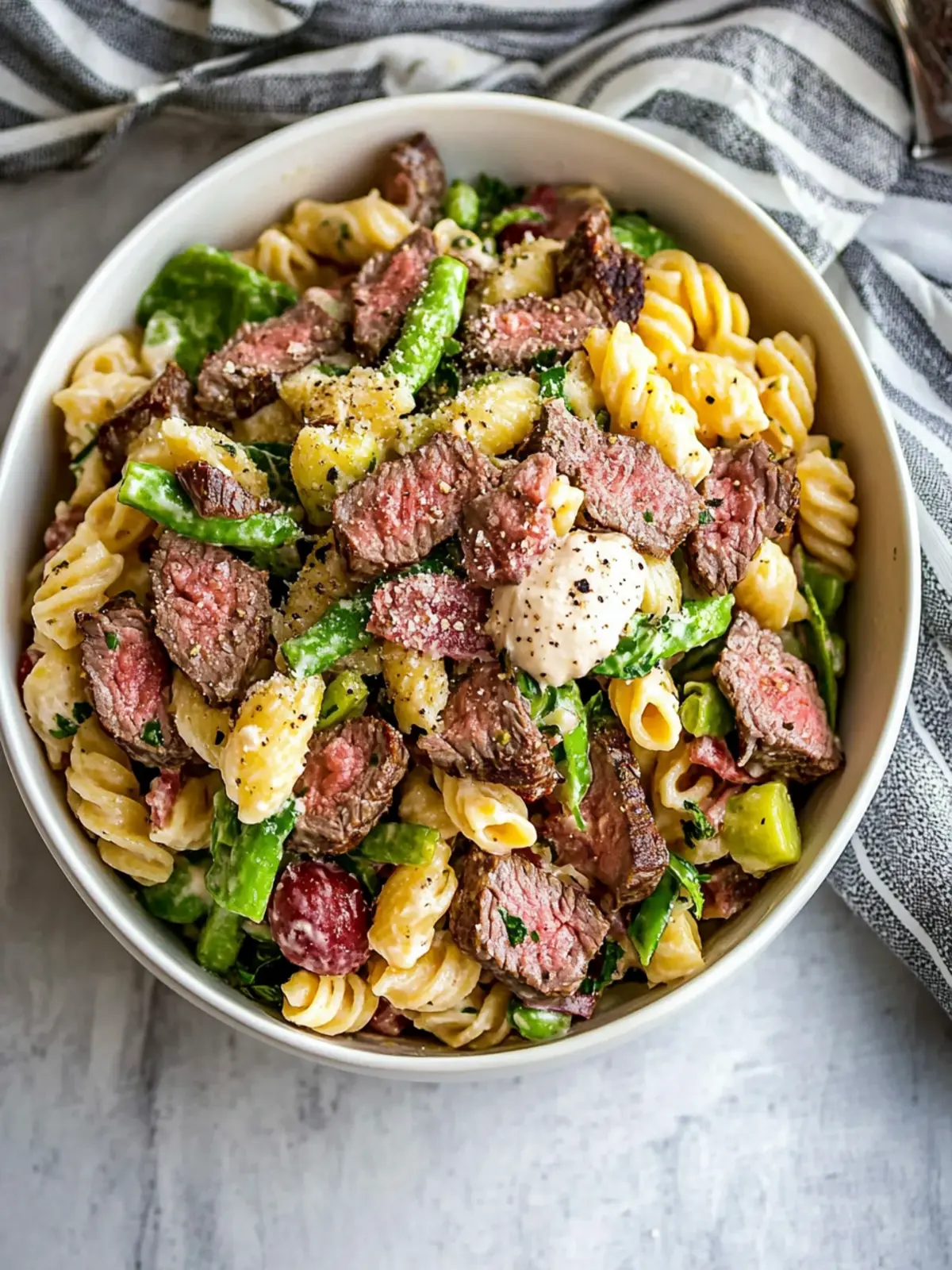 Steak Pasta Salad: Creamy, Quick Dinner for Busy Nights 5 Steak Pasta Salad