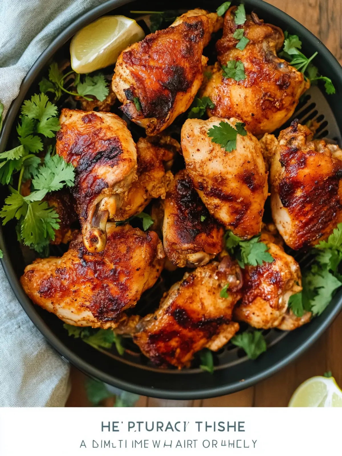 20-Minute Shawarma Chicken Thighs in the Air Fryer Magic 4 Shawarma Chicken Thighs in the Air Fryer