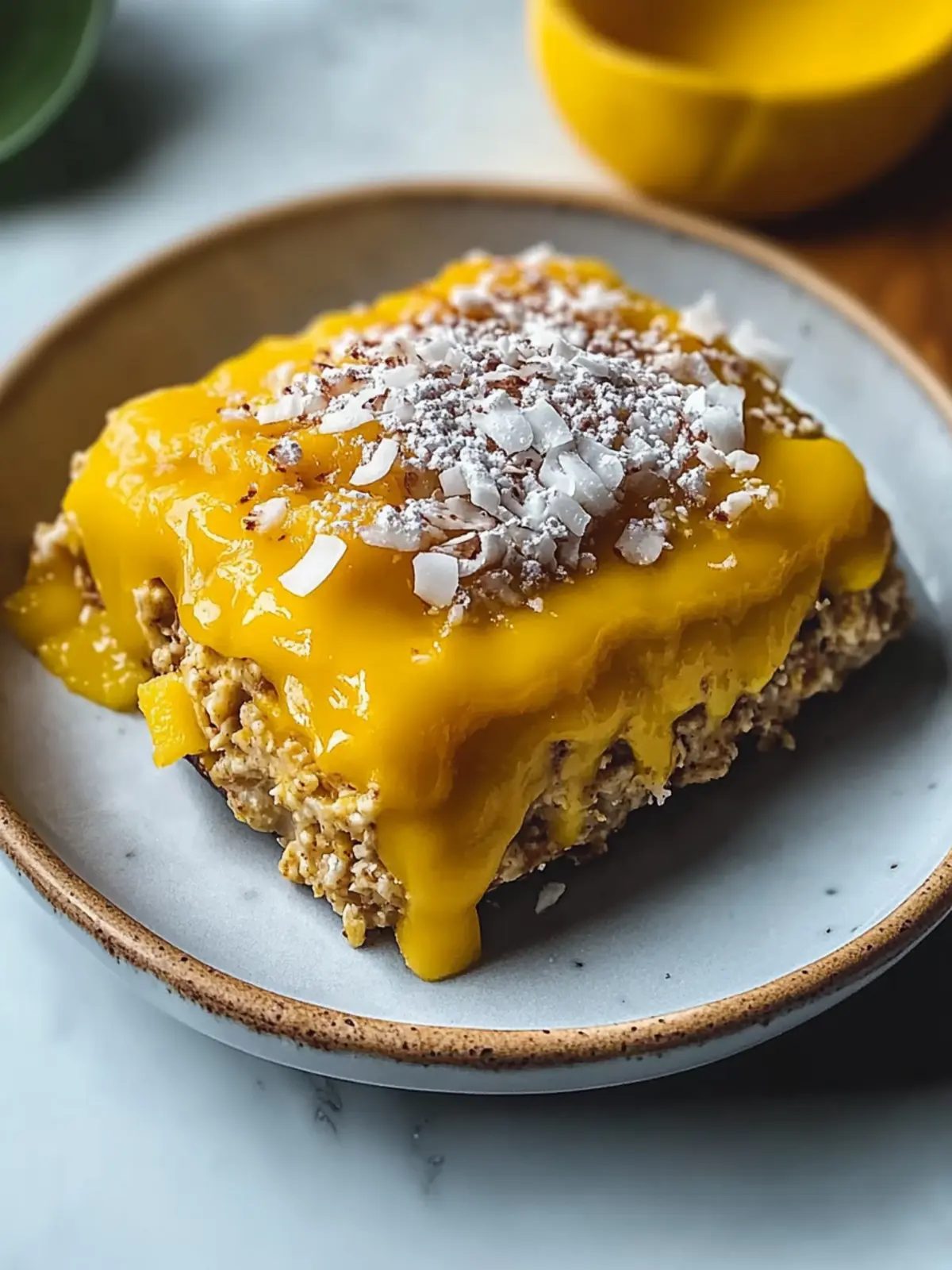 Mango Coconut Baked Oats for a Tropical Breakfast Bliss 4 Mango Coconut Baked Oats