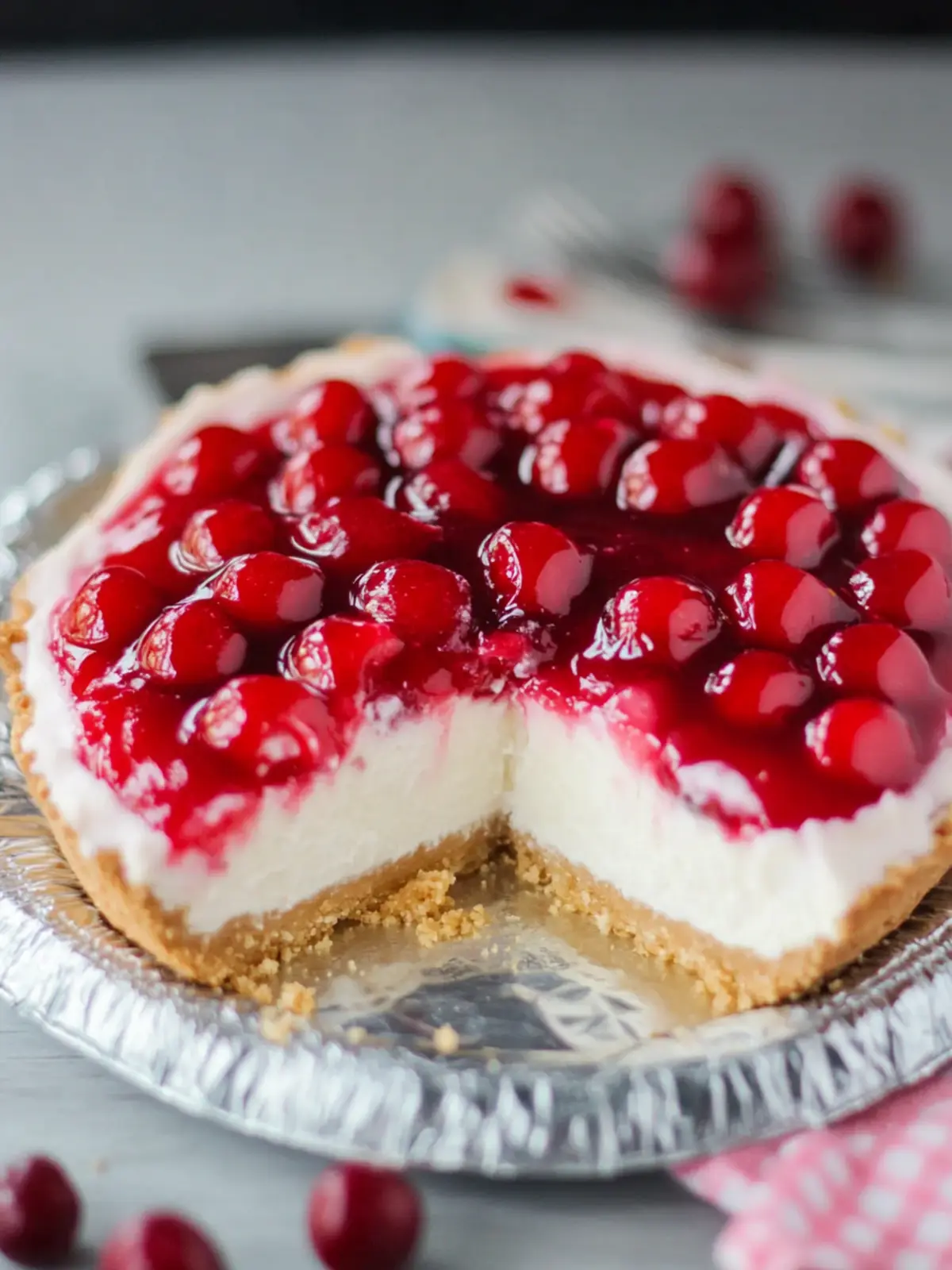 No-Bake Old-Fashioned Cherry Cheesecake That's Simply Irresistible 3 No-Bake Old-Fashioned Cherry Cheesecake