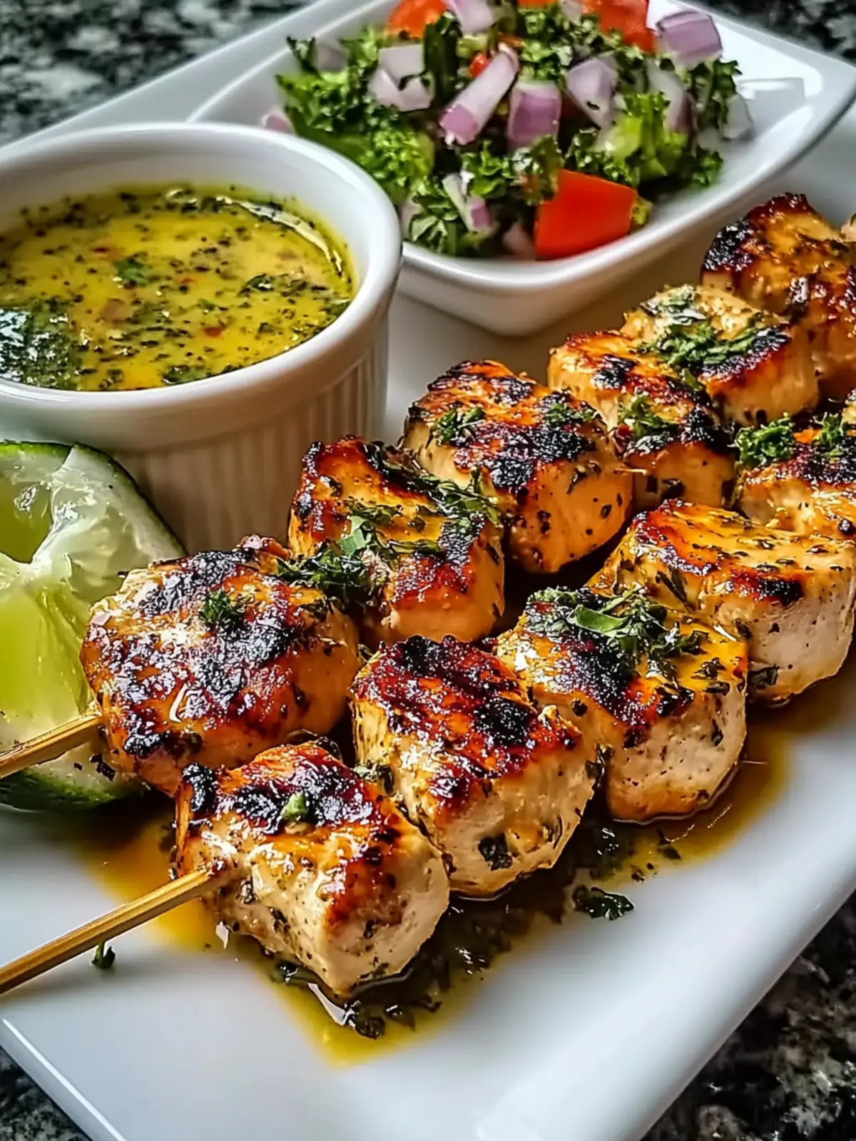 Greek Chicken Souvlaki with Maple Dijon Glaze Done Right 4 Greek Chicken Souvlaki with Maple Dijon Glaze
