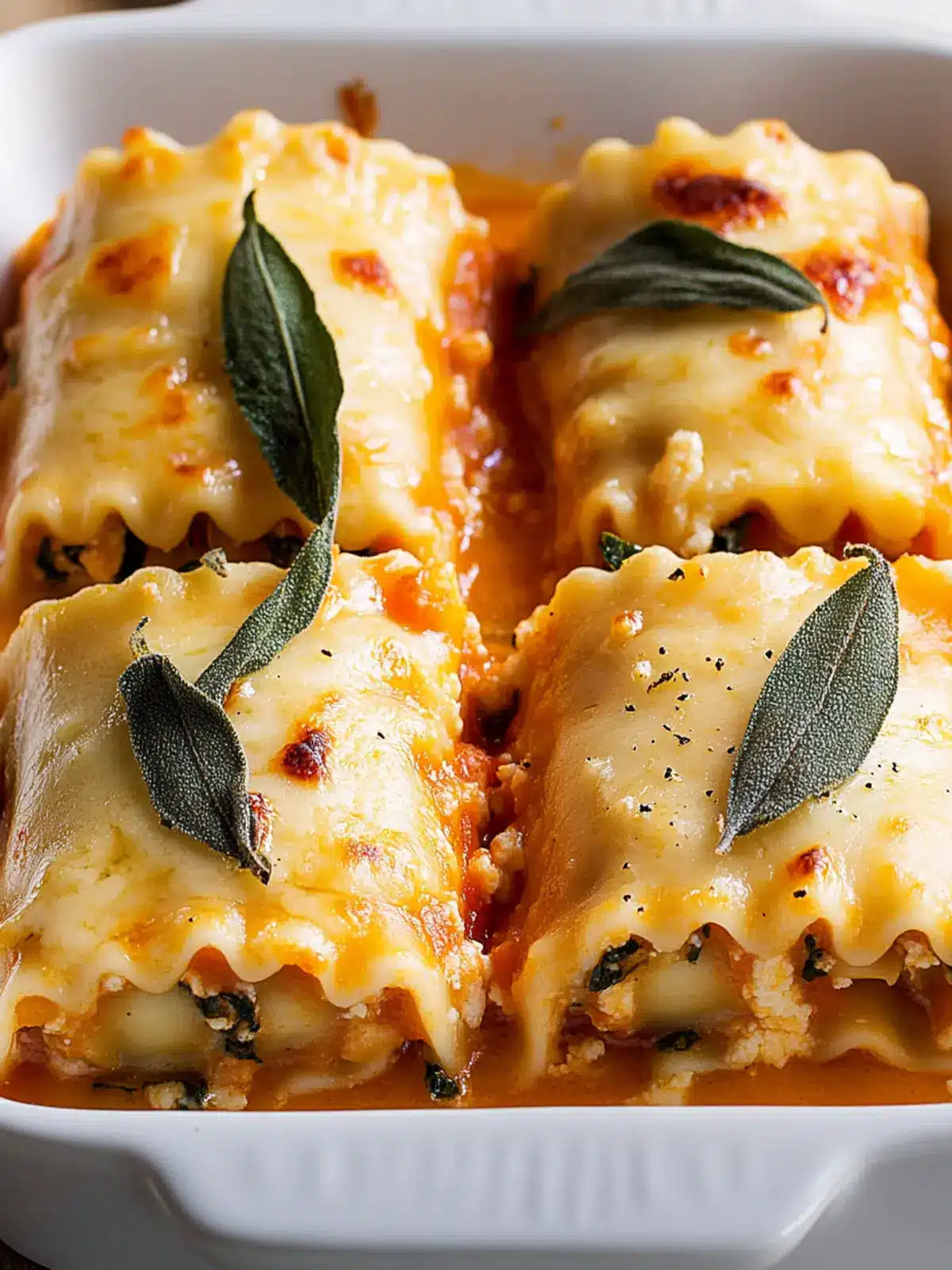 Cozy Roasted Garlic Butternut Squash Lasagna Roll-Ups Delight 5 Roasted Garlic Butternut Squash Lasagna Roll-Ups
