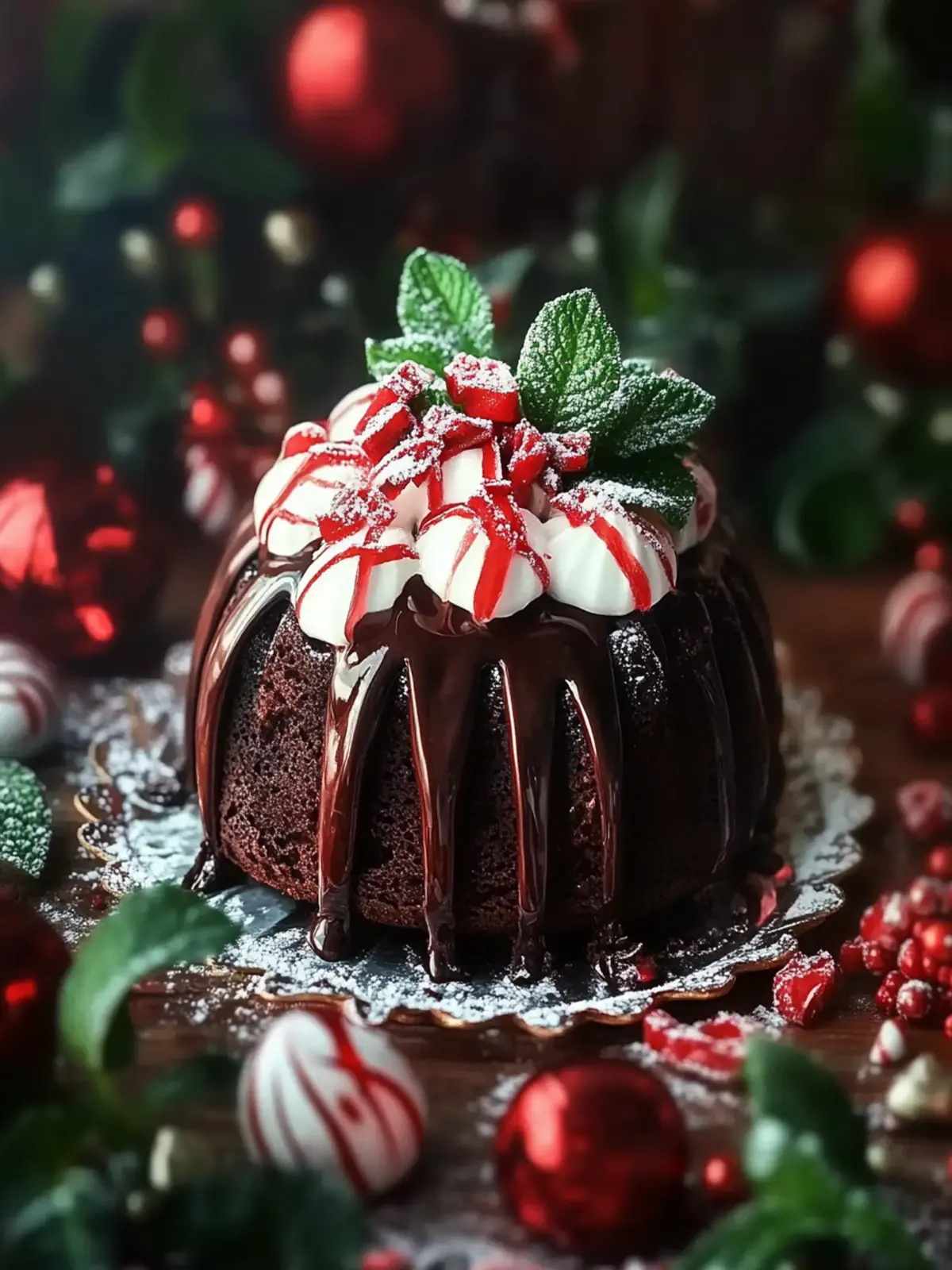 Decadent Vegan Peppermint Chocolate Cake for Sweet Celebrations 2 Vegan Peppermint Chocolate Cake