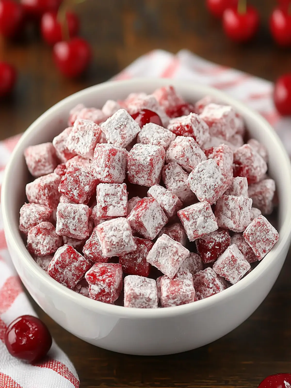 Irresistible Cherry Cheesecake Puppy Chow for Sweet Snacking 3 Cherry Cheesecake Puppy Chow