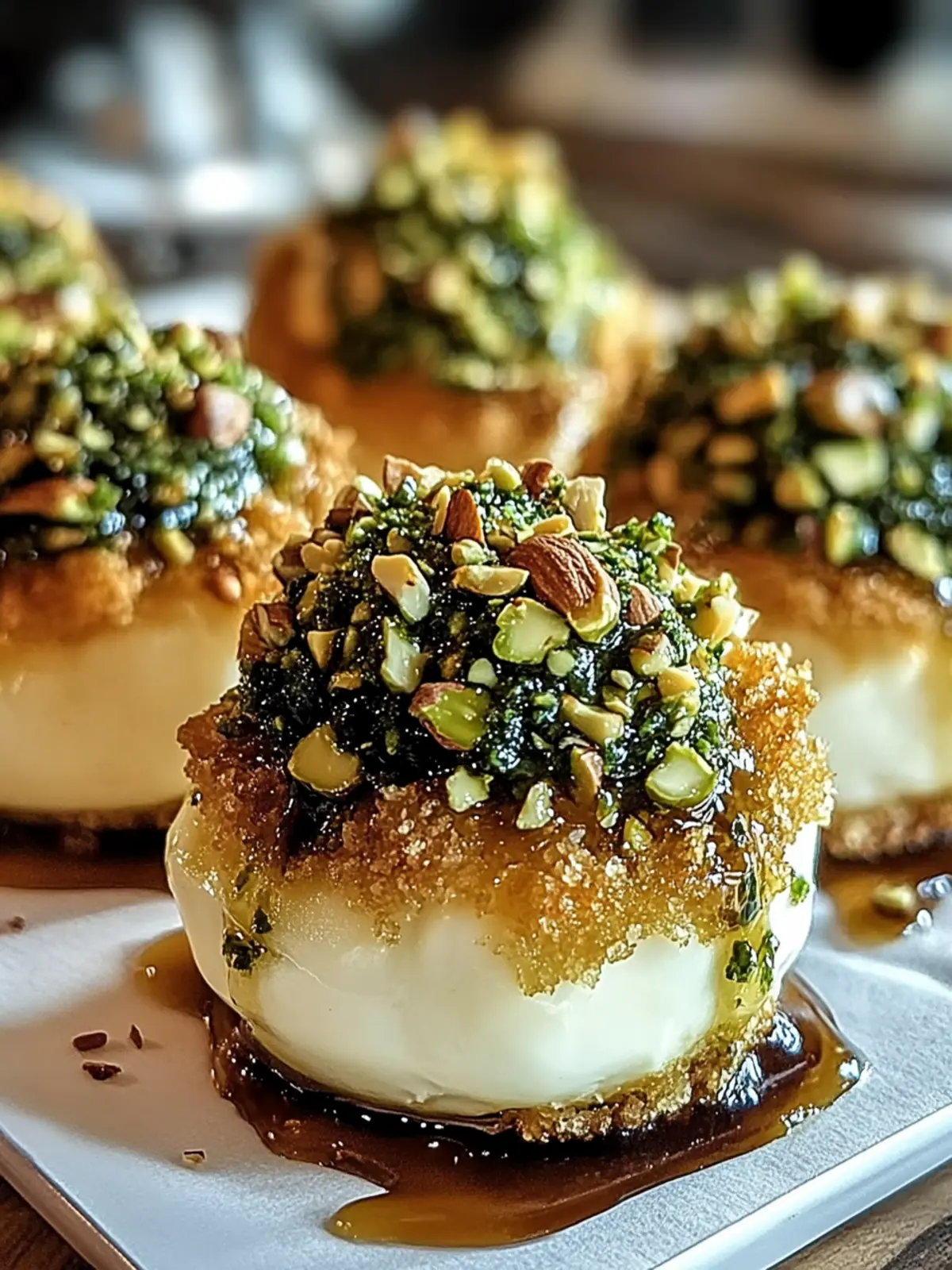 Pistachio-Crusted Brie Bites for Effortless Entertaining 3 Pistachio-Crusted Brie Bites