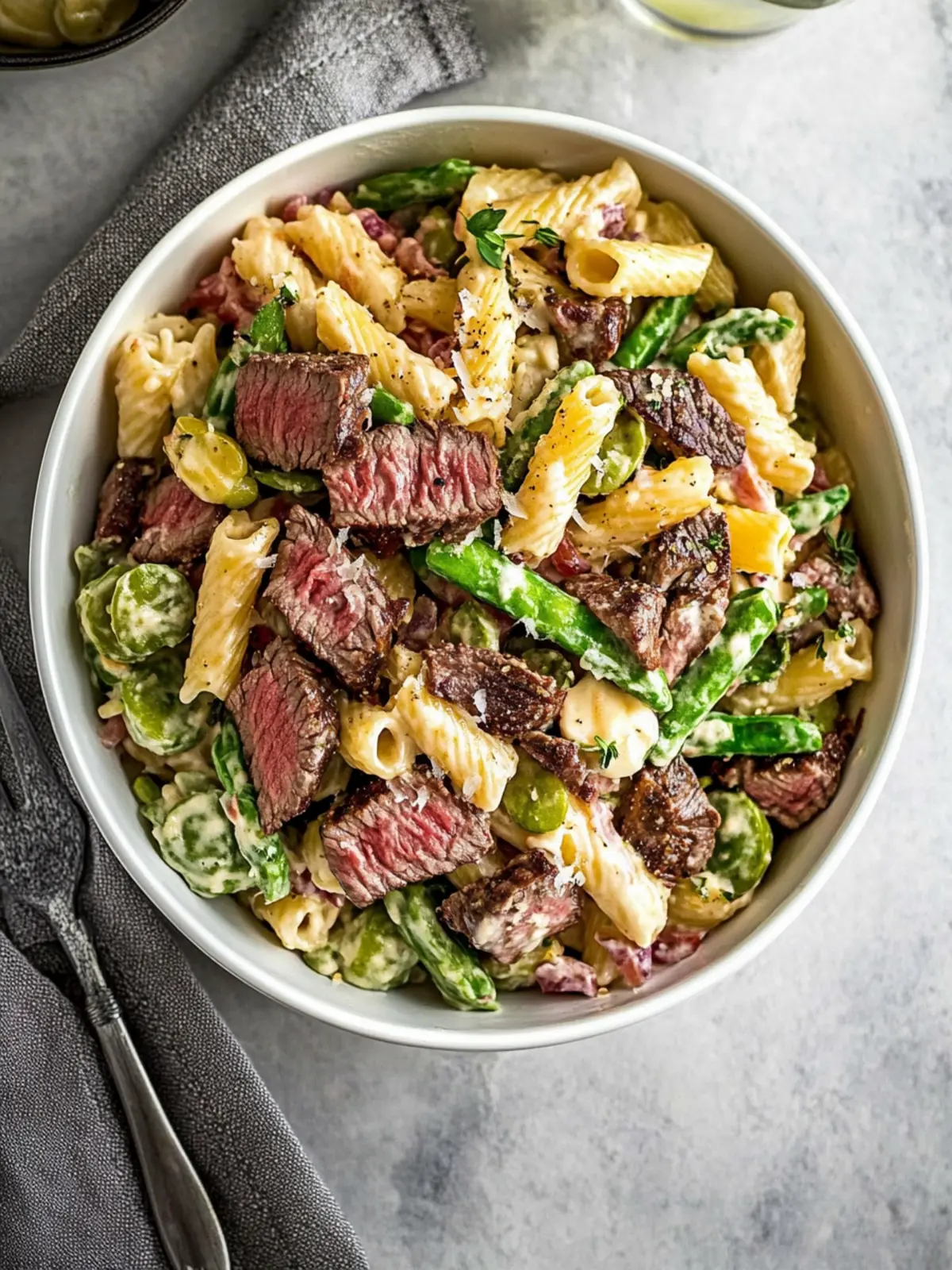 Steak Pasta Salad: Creamy, Quick Dinner for Busy Nights 2 Steak Pasta Salad