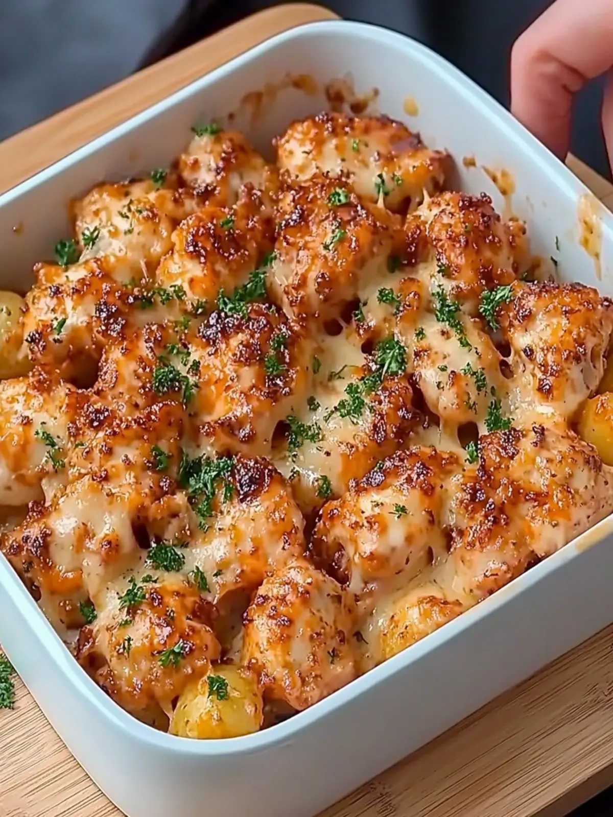 Garlic Parmesan Chicken with Cheesy Potatoes: Comfort in One Pan 2 Garlic Parmesan Chicken with Cheesy Potatoes