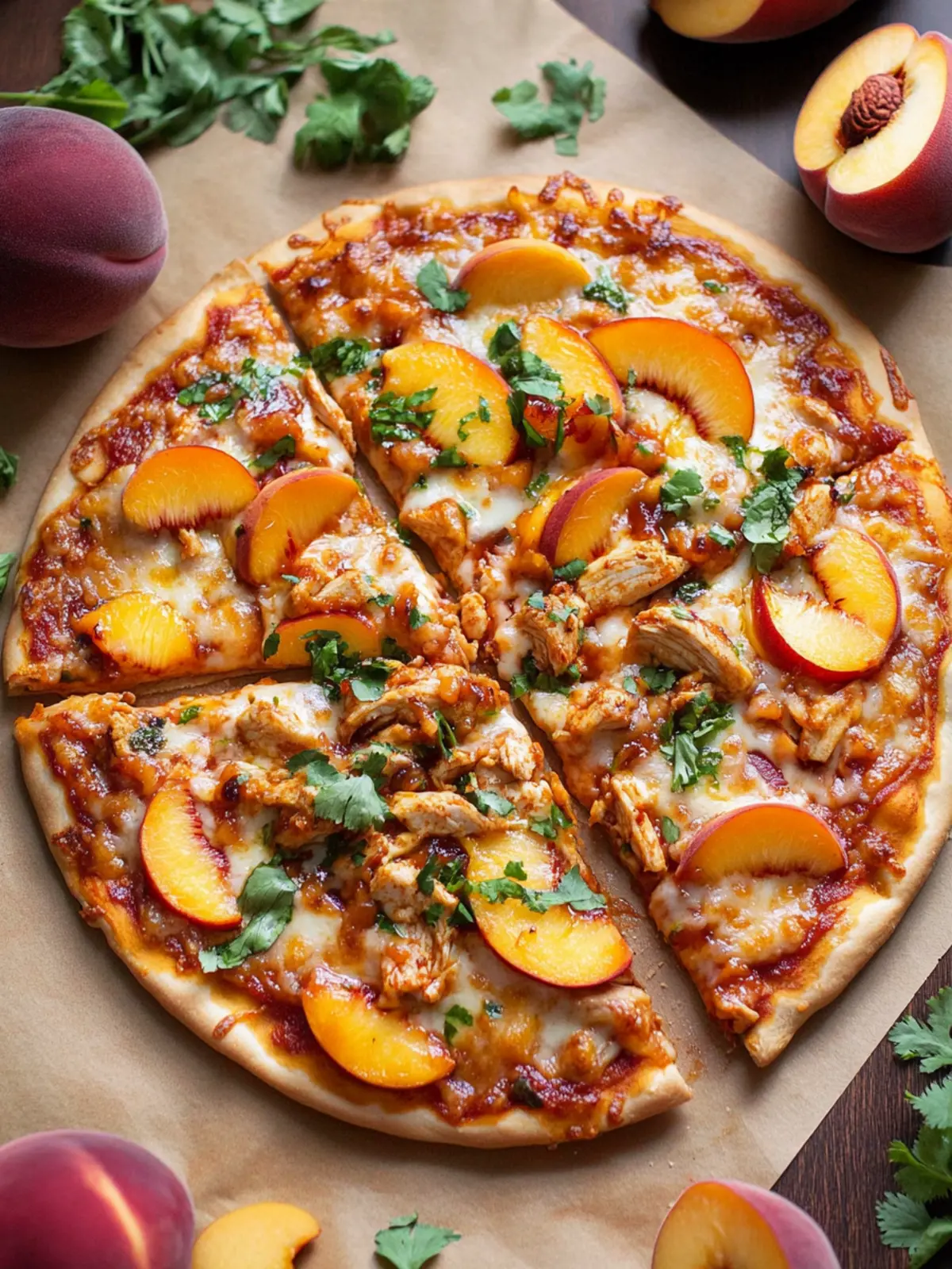 Peach BBQ Chicken Pizza – A Sweet Twist on Dinner Night 3 Peach BBQ Chicken Pizza