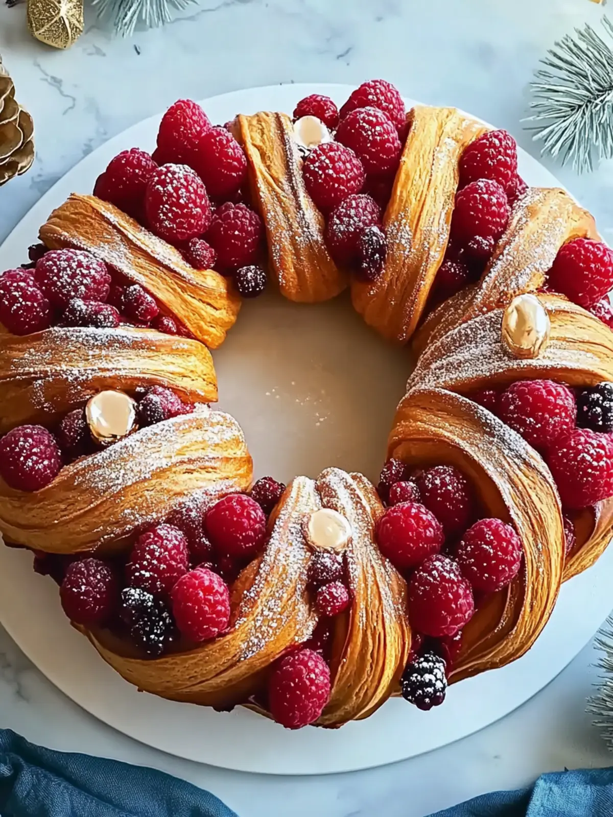 Raspberry and Ginger Bread Wreath: A Festive Delight to Impress 3 Raspberry and Ginger Bread Wreath