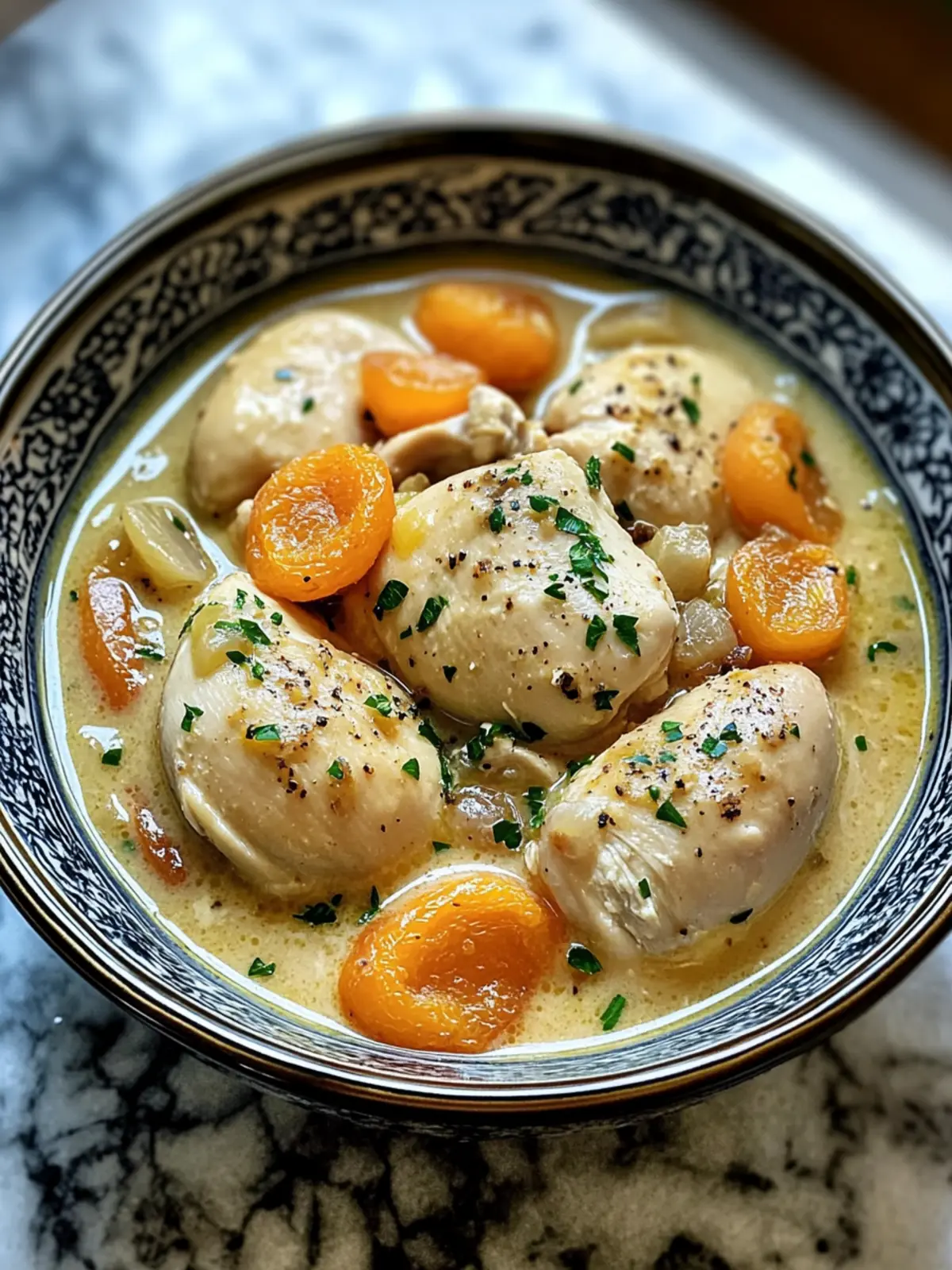 Creamy Chicken with Apricots and Soup: A Weeknight Winner 5 chicken with cream of chicken soup with Dried Apricots