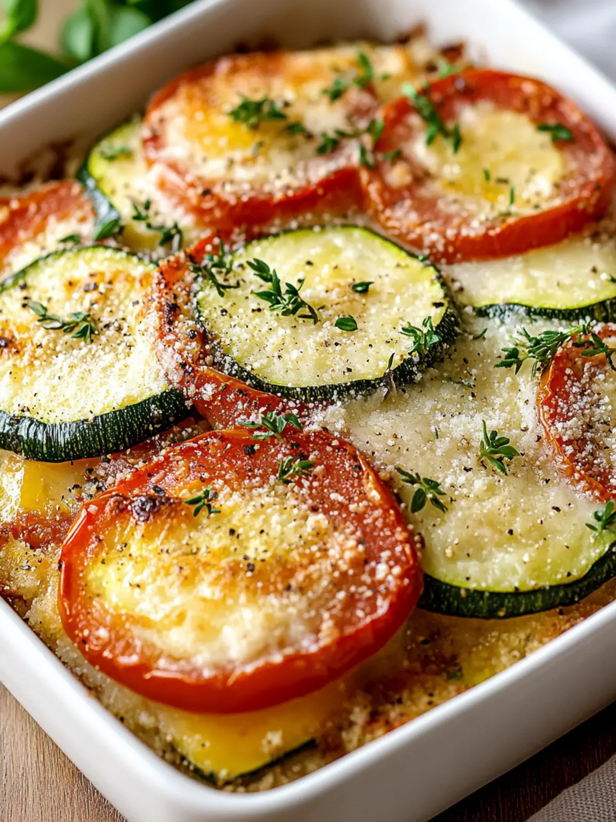 Parmesan Tomato Zucchini Bake: Fresh, Flavorful & Easy! 3 Parmesan Tomato Zucchini Bake