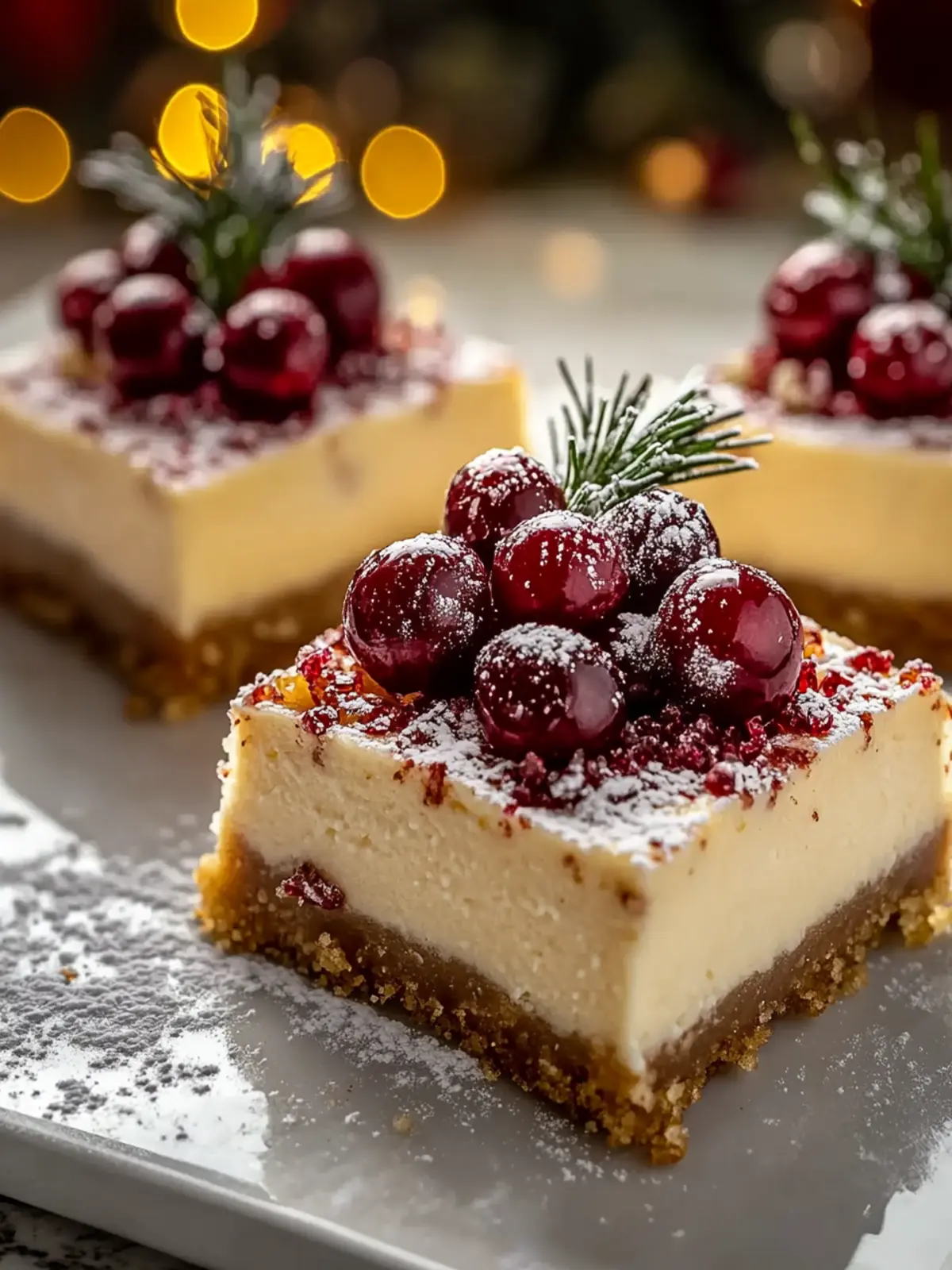 Delicious Eggnog Cheesecake Bars to Brighten Your Holidays 4 Eggnog Cheesecake Bars