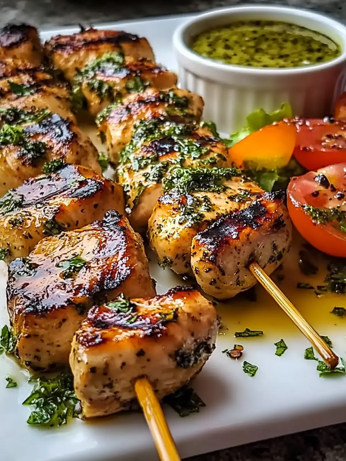 Greek Chicken Souvlaki with Maple Dijon Glaze Done Right 5 Greek Chicken Souvlaki with Maple Dijon Glaze