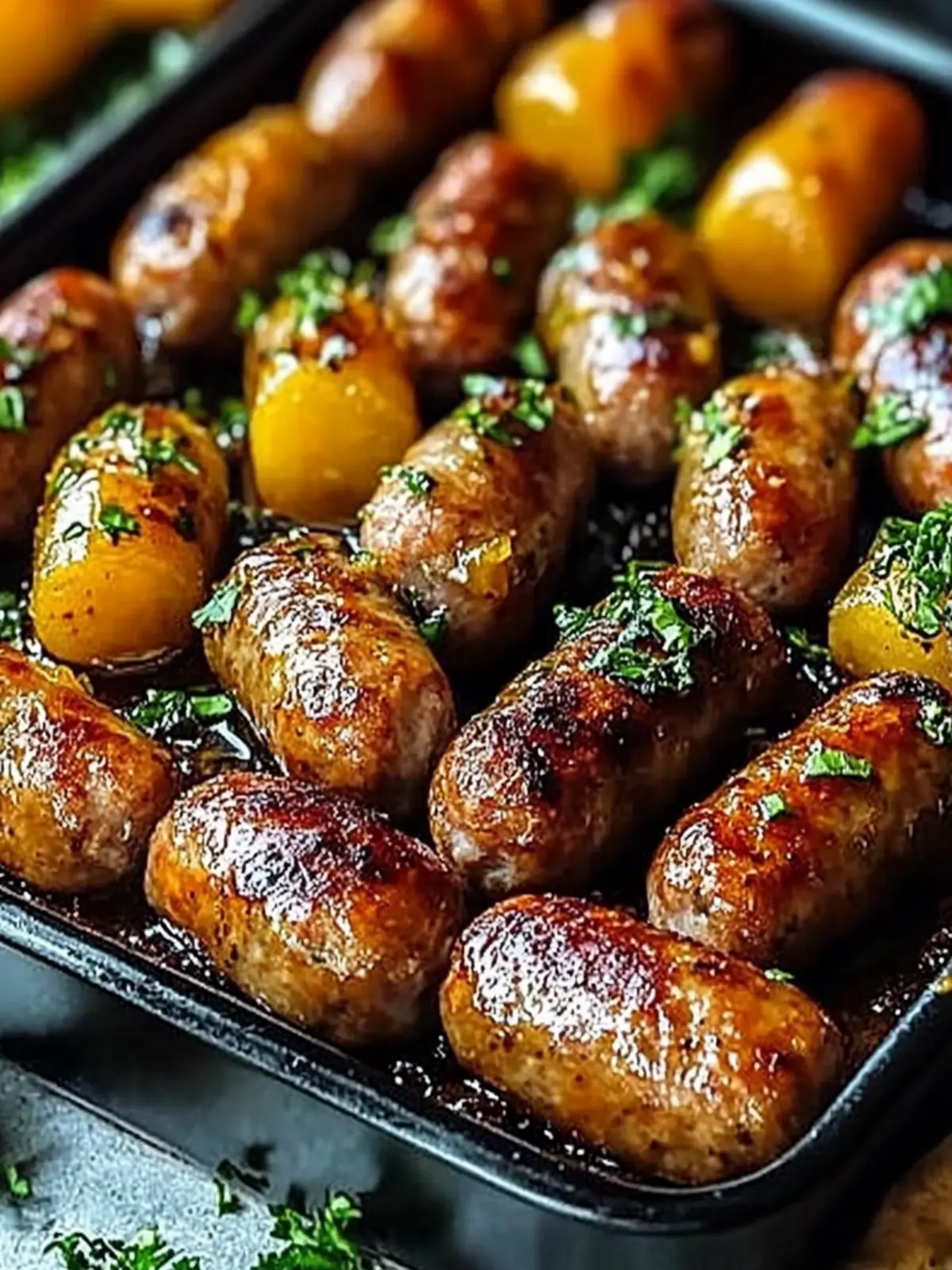 Honey Garlic Sheet Pan Sausage: A Simple Family Favorite 2 Honey Garlic Sheet Pan Sausage