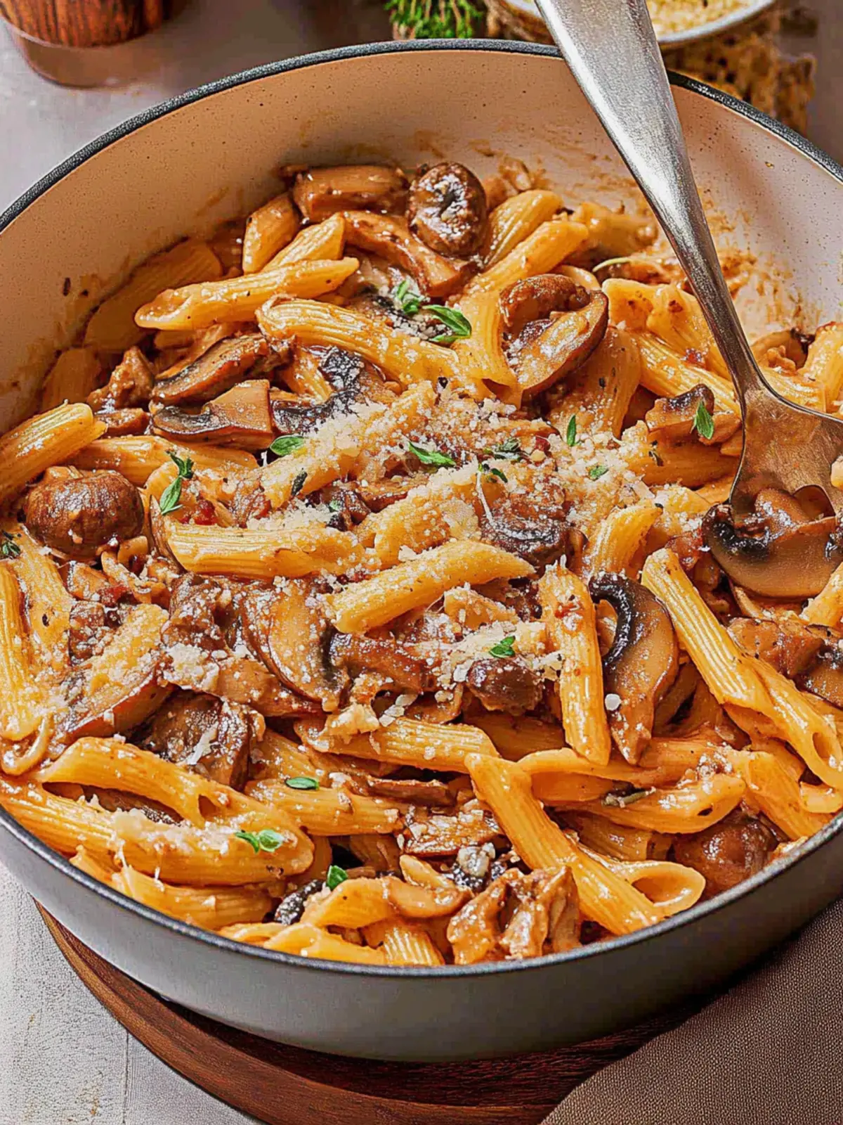 Savory Mushroom Pasta that's Ready in Just 30 Minutes 2 Mushroom Pasta