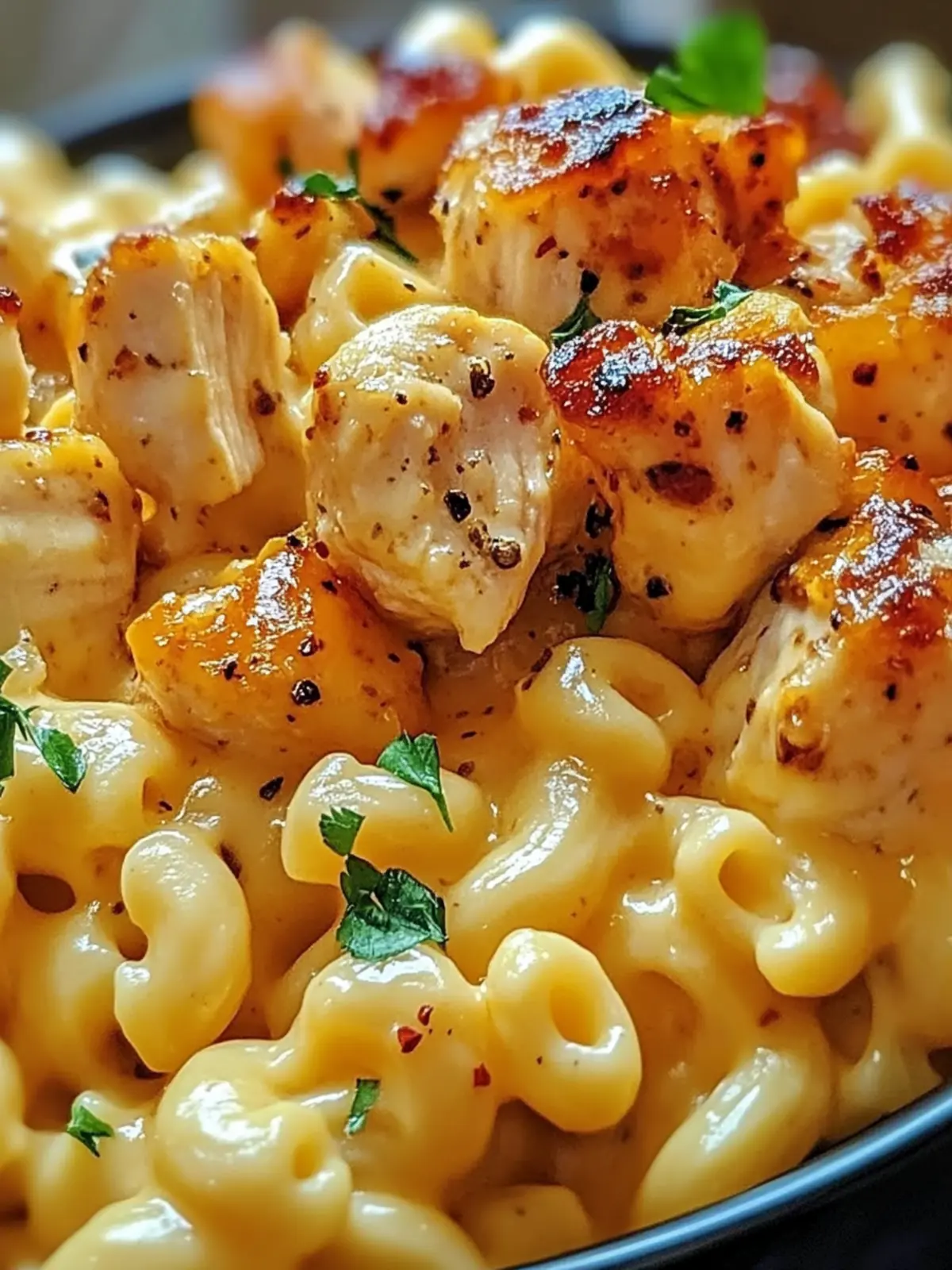 Savory Honey Pepper Chicken Mac and Cheese You'll Crave 3 Honey Pepper Chicken Mac and Cheese