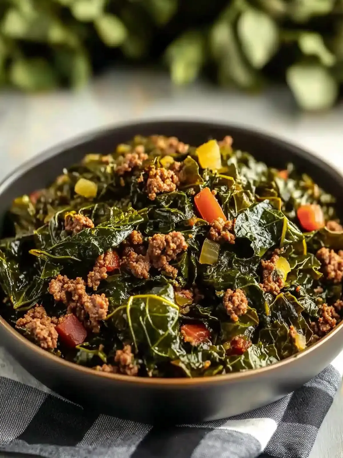 Keto Collard Greens and Ground Beef: Quick, Hearty Delight 4 Keto Collard Greens and Ground Beef