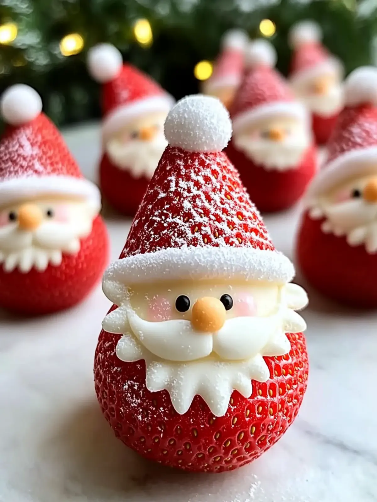 Cute No-Bake Strawberry Santas for Your Festive Celebrations 2 No-Bake Strawberry Santas