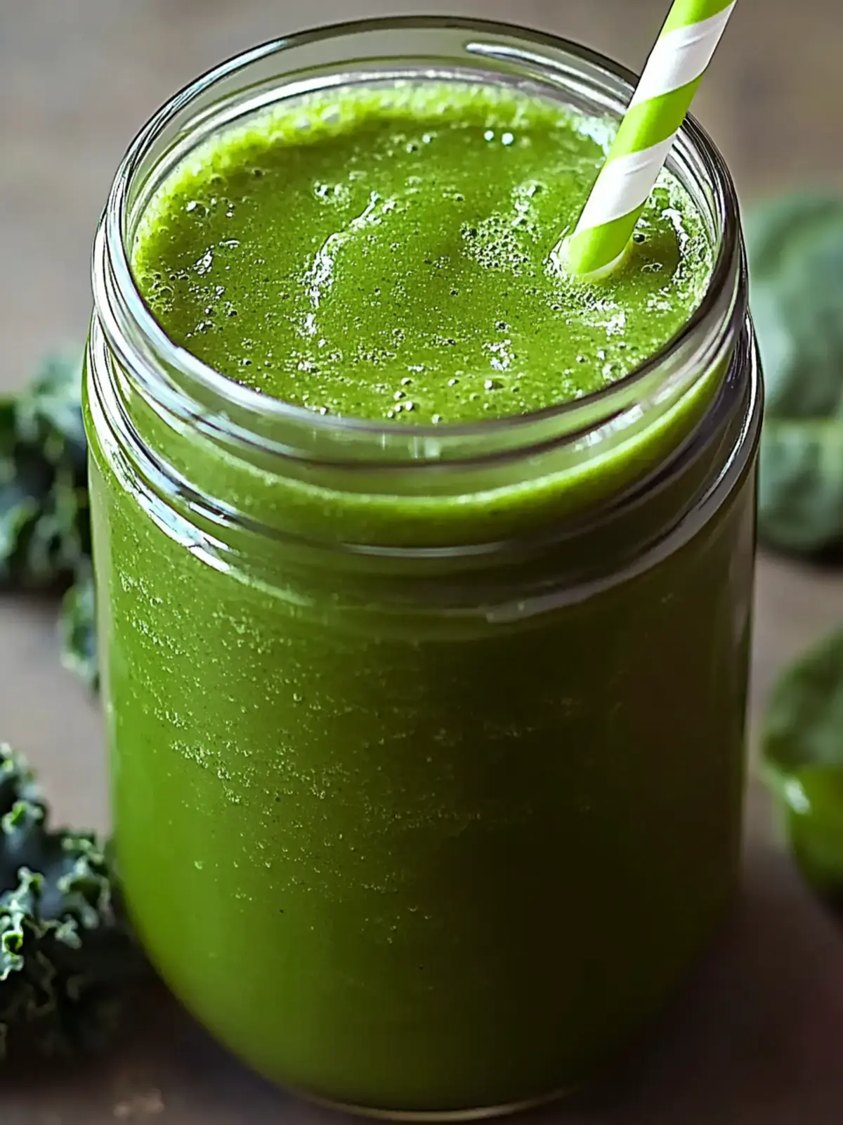 Spinach and Kale Smoothie Recipe for a Tasty Energy Boost 2 Spinach and Kale Smoothie Recipe