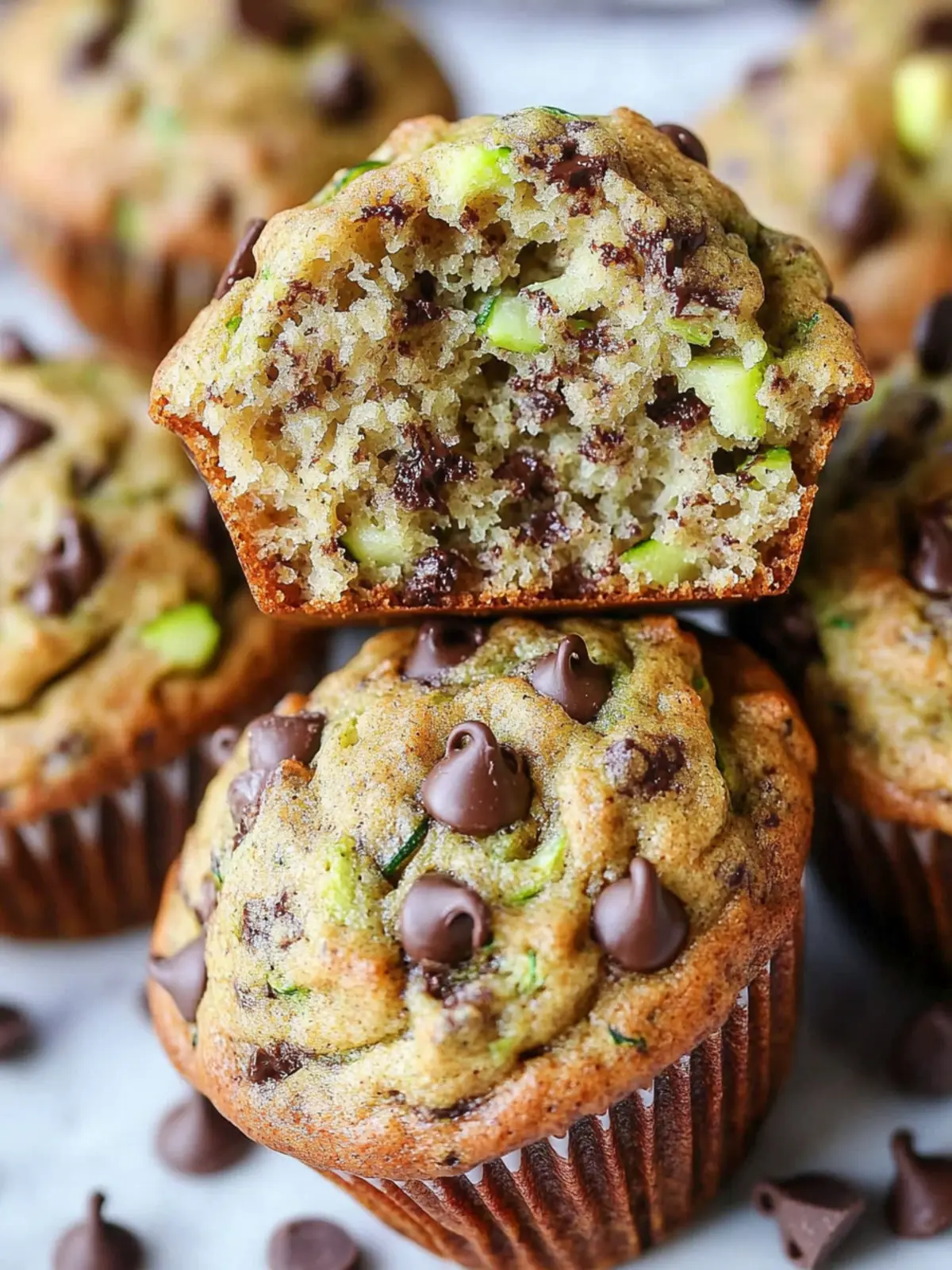 Delicious Zucchini Chocolate Chip Muffins You’ll Love Today 3 Zucchini Chocolate Chip Muffins