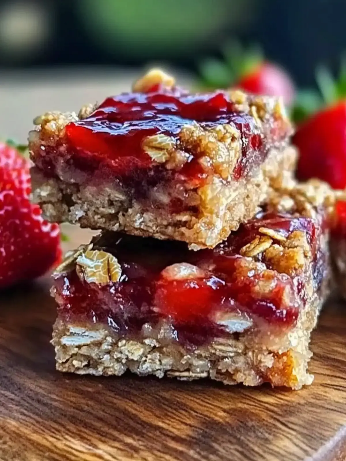 Delicious Strawberry Oat Bars: Your New Healthy Breakfast Fix 2 Strawberry Oat Bars