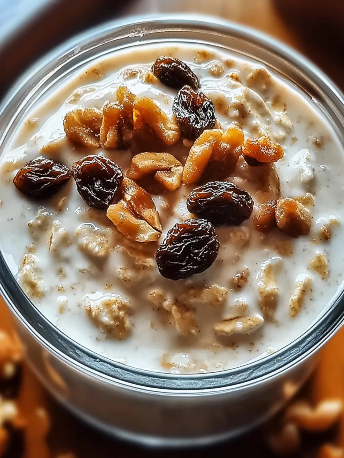 Delicious Cinnamon Raisin Overnight Oats for Busy Mornings 2 Cinnamon Raisin Overnight Oats