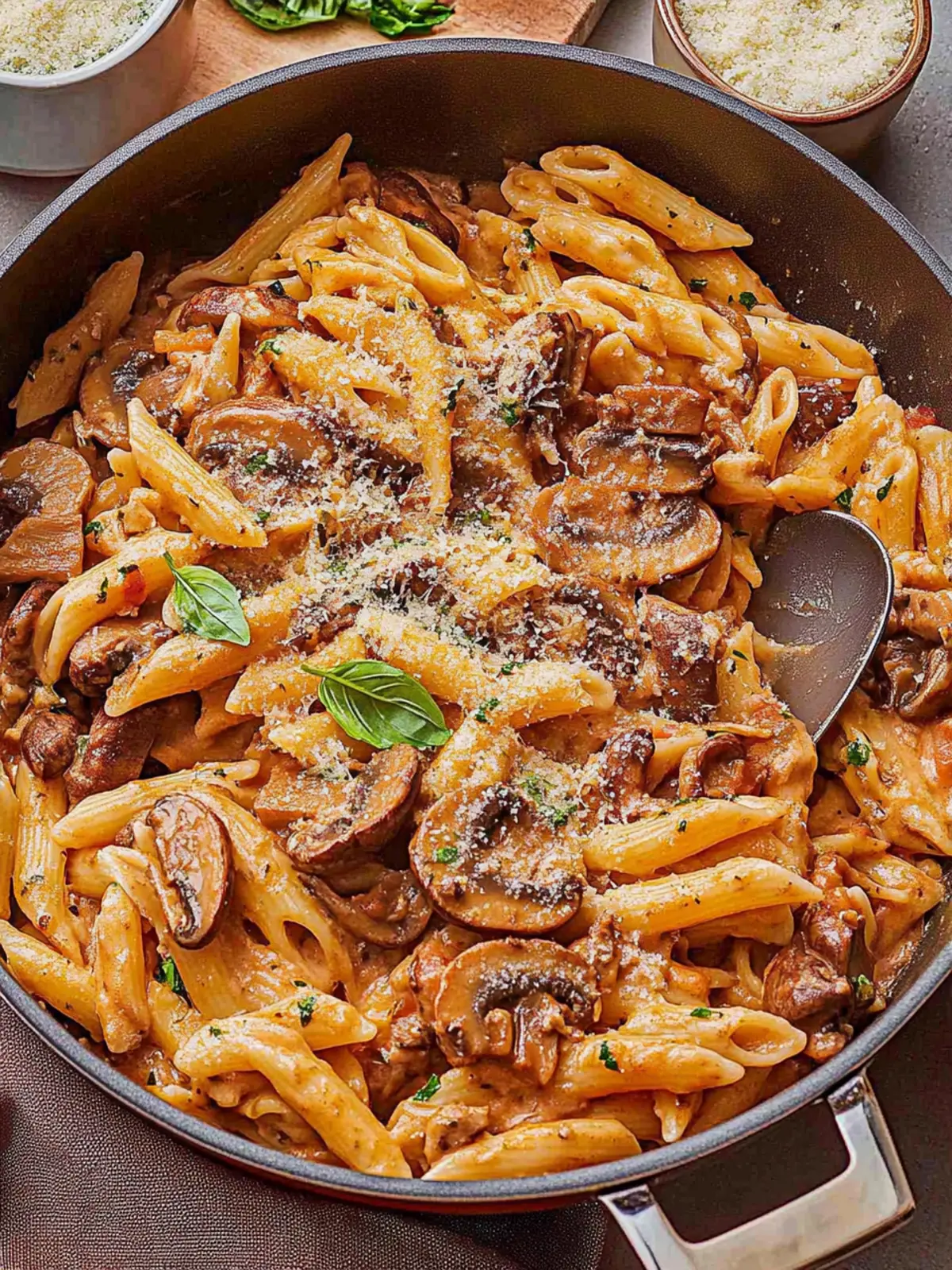 Savory Mushroom Pasta that's Ready in Just 30 Minutes 3 Mushroom Pasta