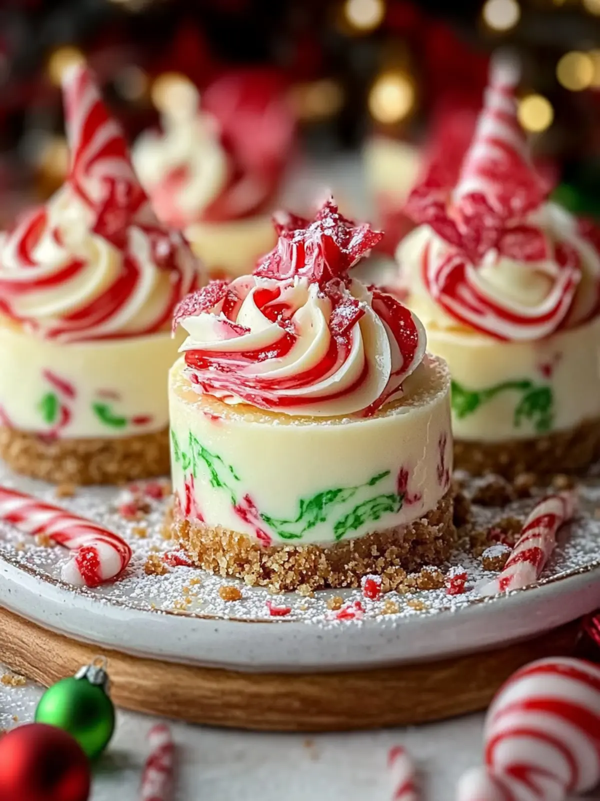 No-Bake Christmas Mini Cheesecakes for Effortless Holiday Joy 5 No-Bake Christmas Mini Cheesecakes
