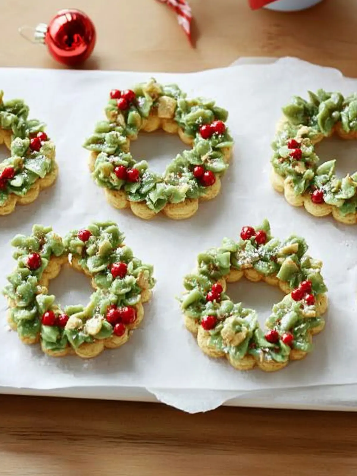 Easy Festive Christmas Wreath Cookies Perfect for Kids 4 Christmas Wreath Cookies