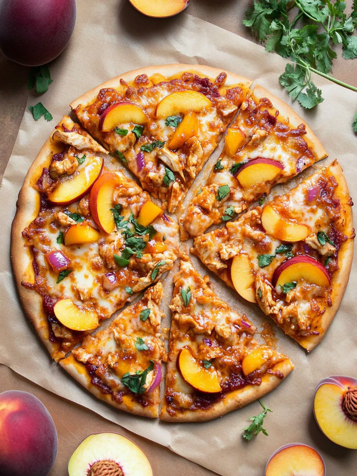 Peach BBQ Chicken Pizza – A Sweet Twist on Dinner Night 4 Peach BBQ Chicken Pizza