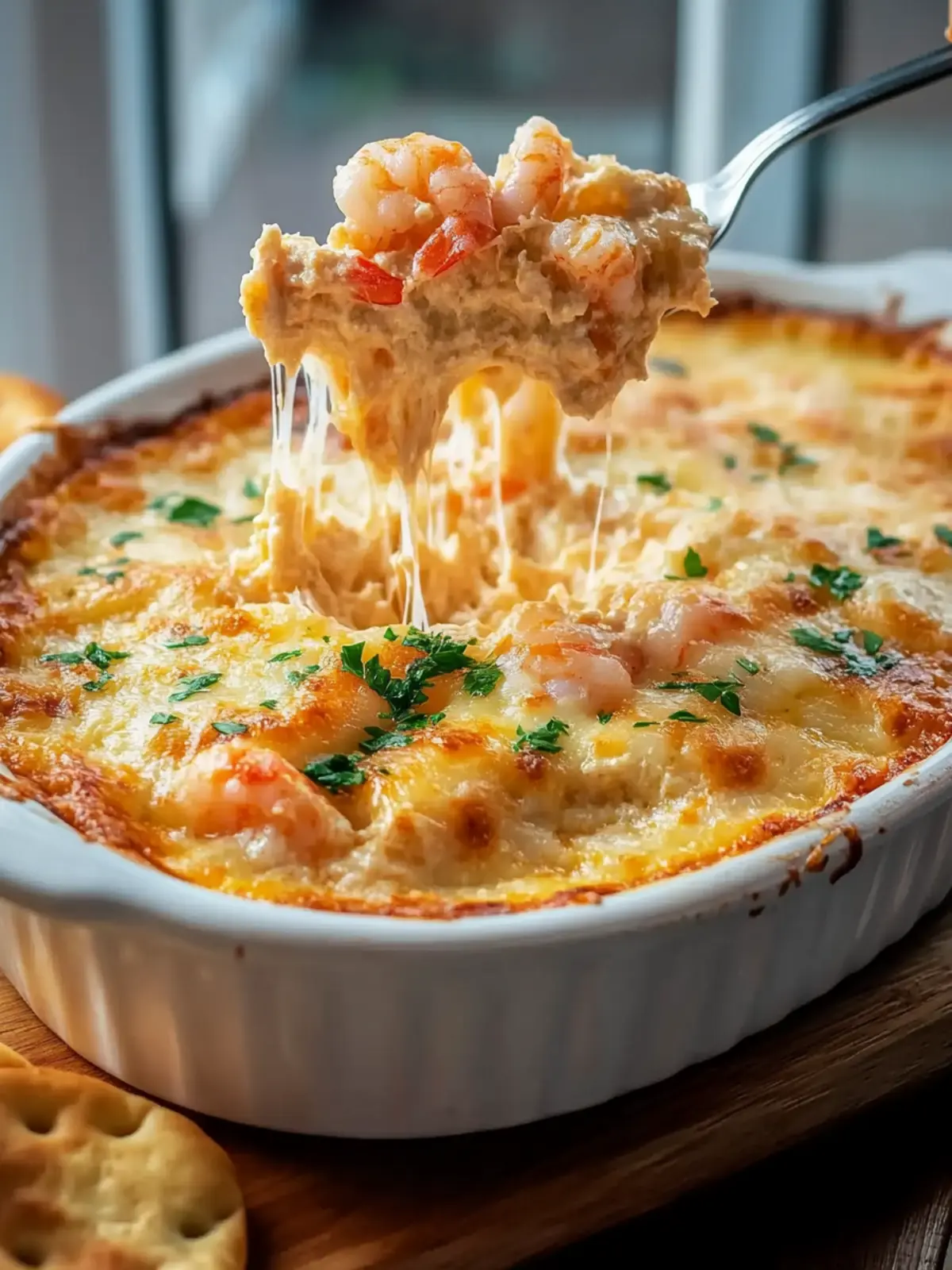 Savory Cheesy Shrimp & Crab Bake Dip for Cozy Gatherings 3 Cheesy Shrimp & Crab Bake Dip