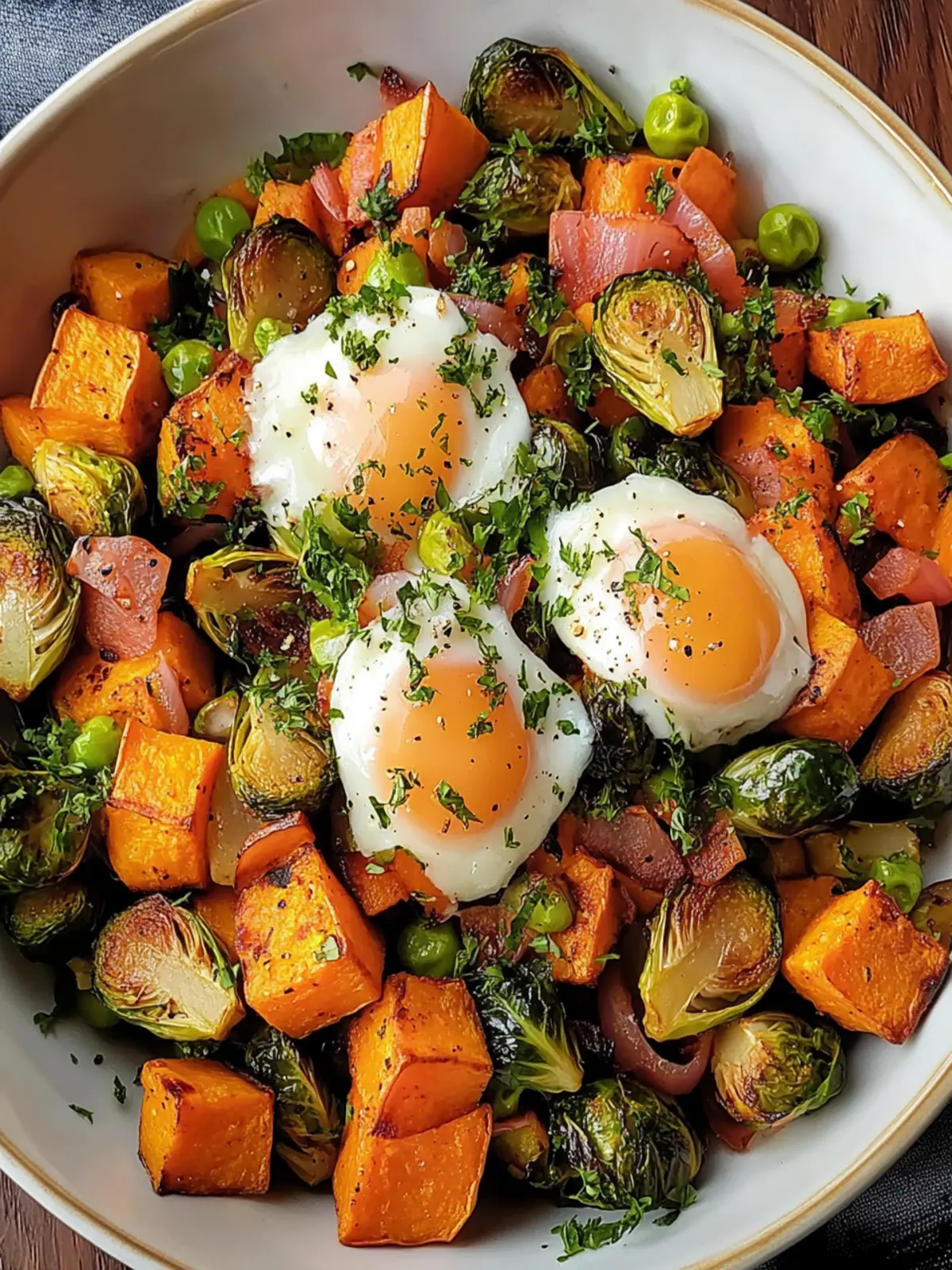 Savory Sweet Potato Brussel Hash Ready in Just 30 Minutes 2 Sweet Potato Brussel Hash