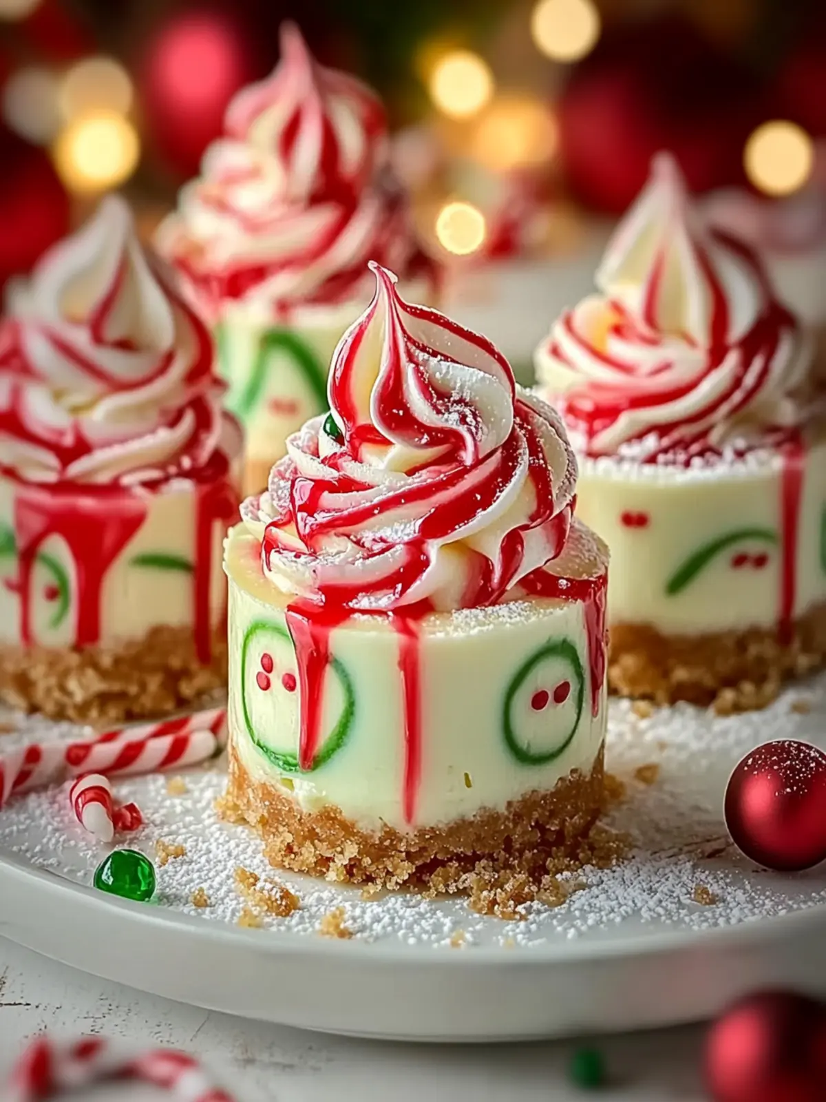 No-Bake Christmas Mini Cheesecakes for Effortless Holiday Joy 3 No-Bake Christmas Mini Cheesecakes