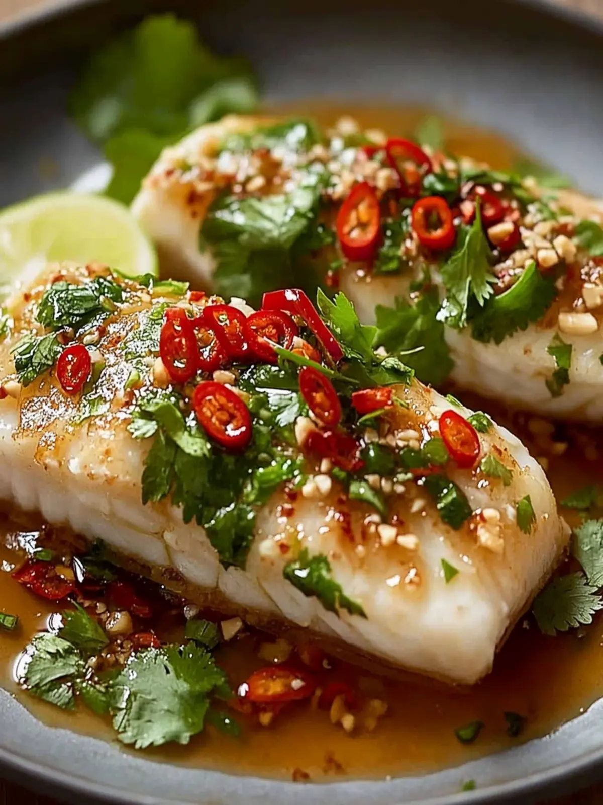 Thai Lime Garlic Fish: A Quick Steamed Delight in 22 Minutes 2 Thai Lime Garlic Fish