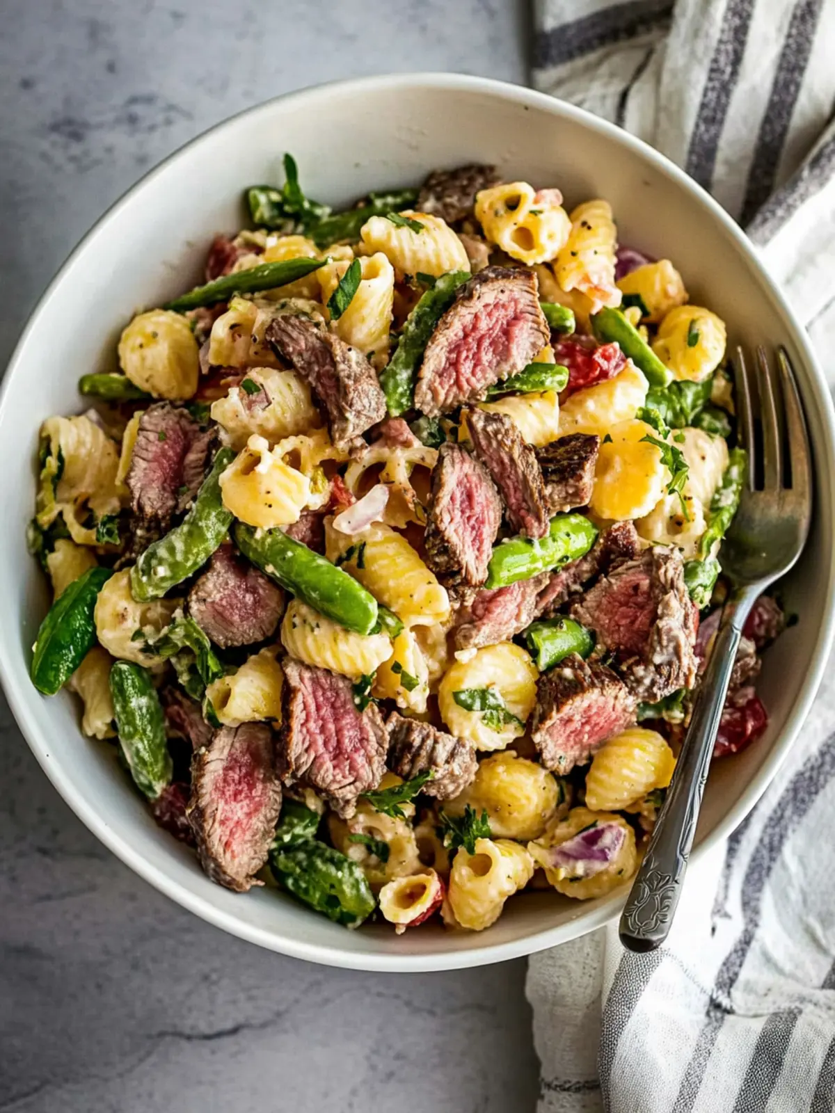 Steak Pasta Salad: Creamy, Quick Dinner for Busy Nights 3 Steak Pasta Salad