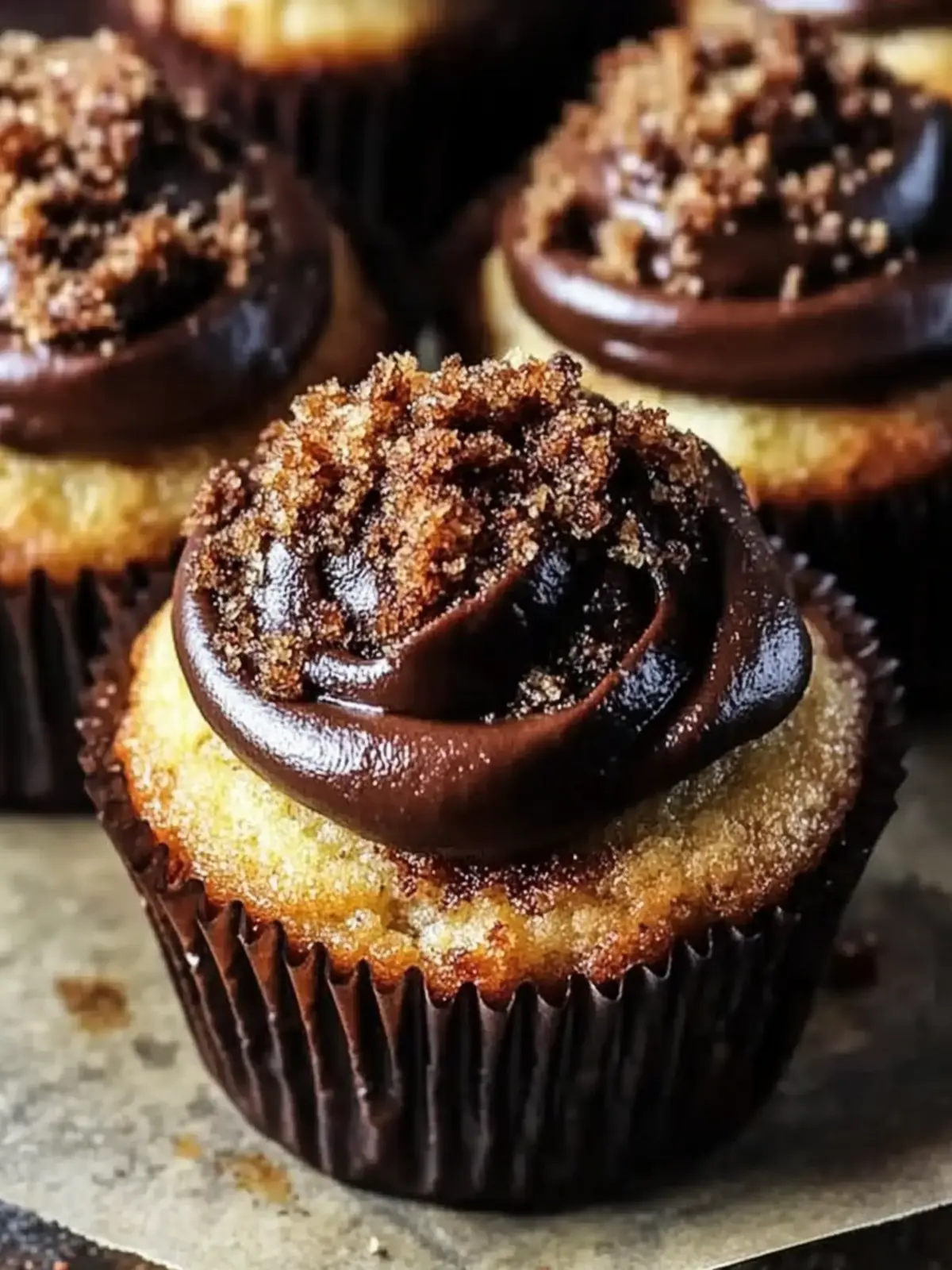 Irresistible Chocolate Babka Muffins with Espresso Crumble Delight 4 Chocolate Babka Muffins with Espresso Crumble