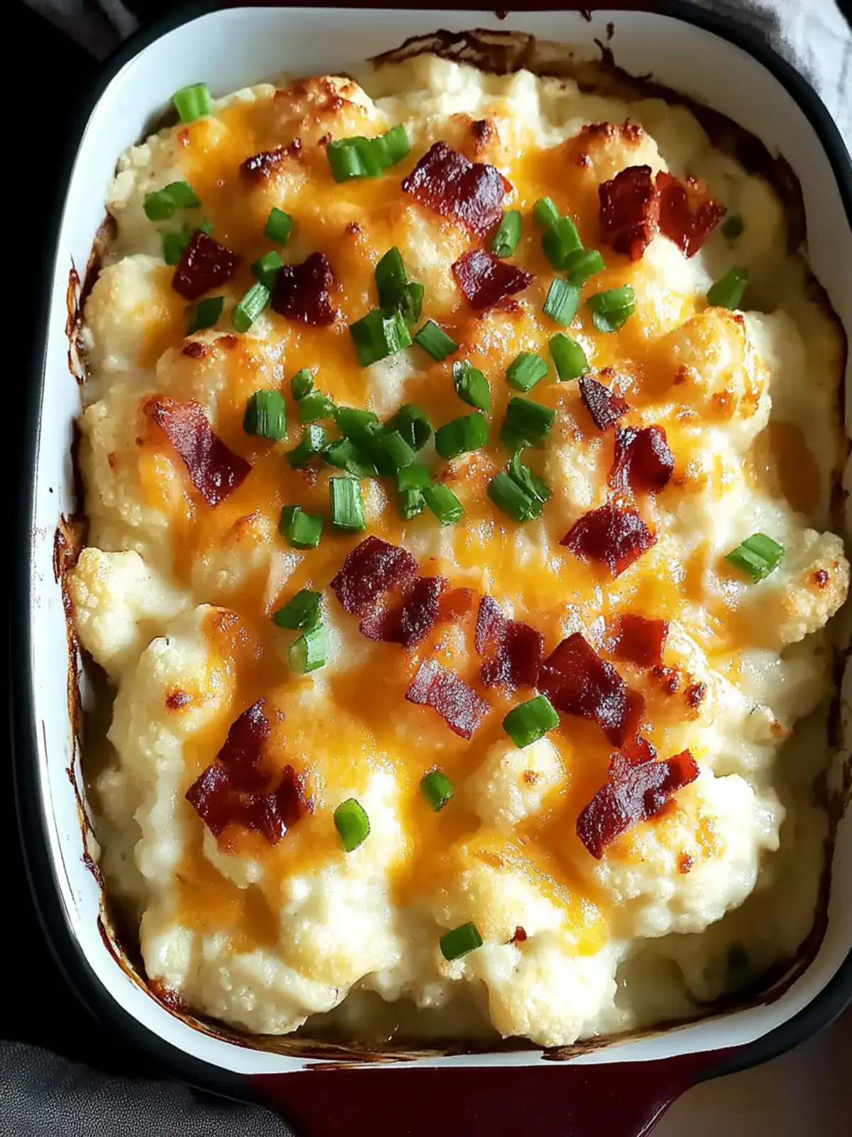 Loaded Creamy Cauliflower Casserole Your New Go-To Comfort Dish 3 Loaded Creamy Cauliflower Casserole