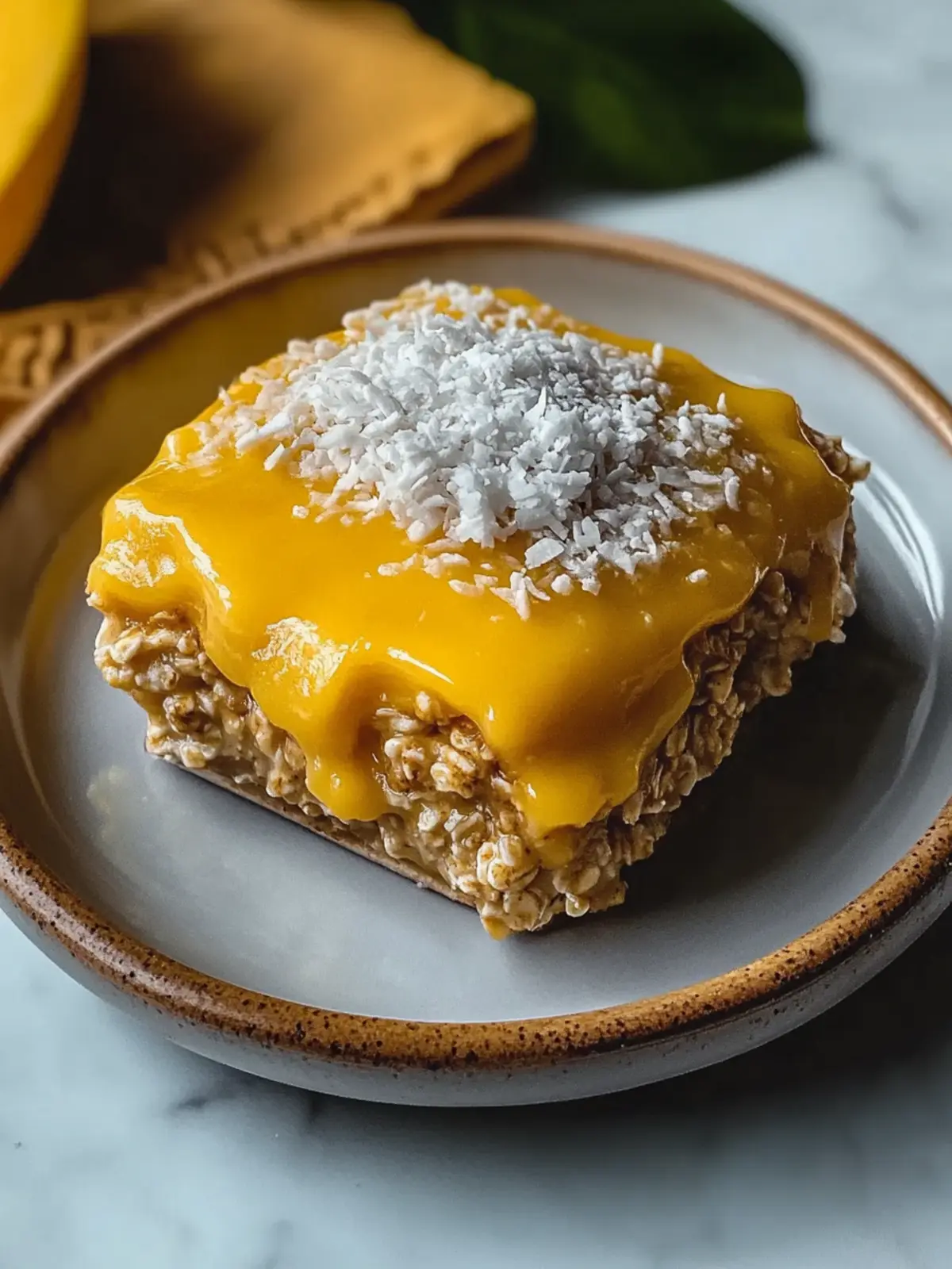 Mango Coconut Baked Oats for a Tropical Breakfast Bliss 5 Mango Coconut Baked Oats