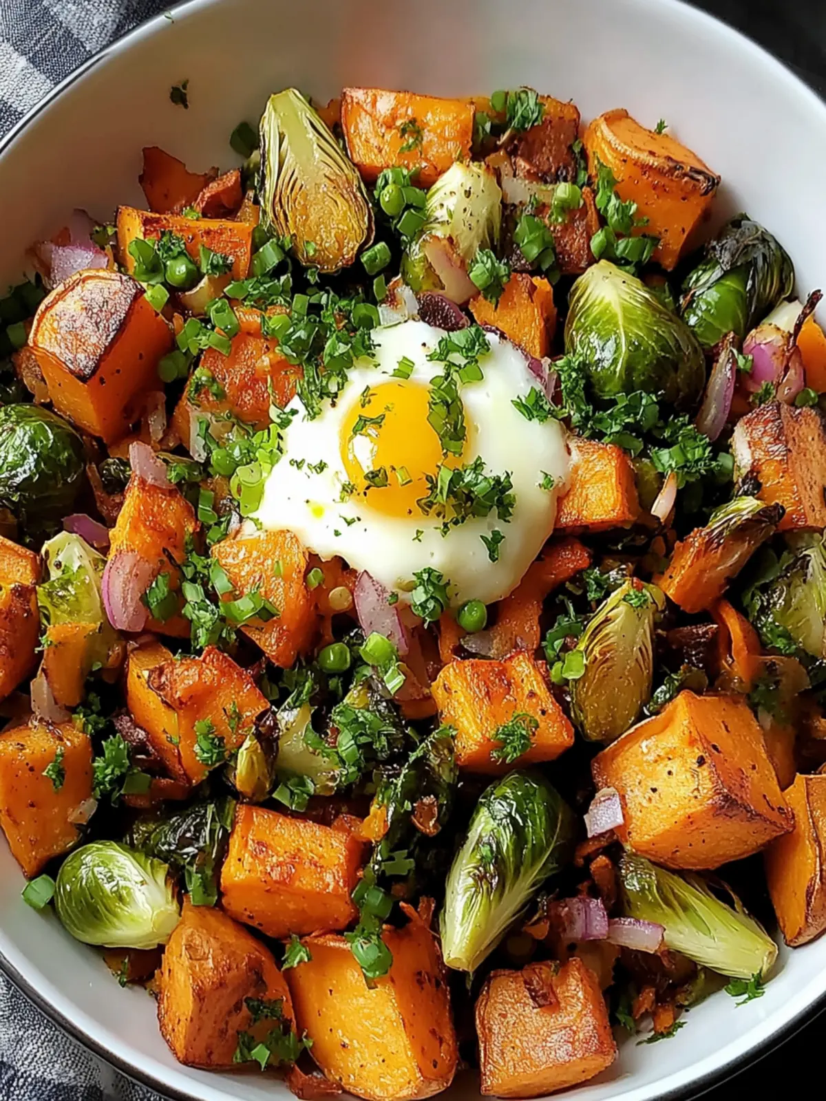 Savory Sweet Potato Brussel Hash Ready in Just 30 Minutes 4 Sweet Potato Brussel Hash