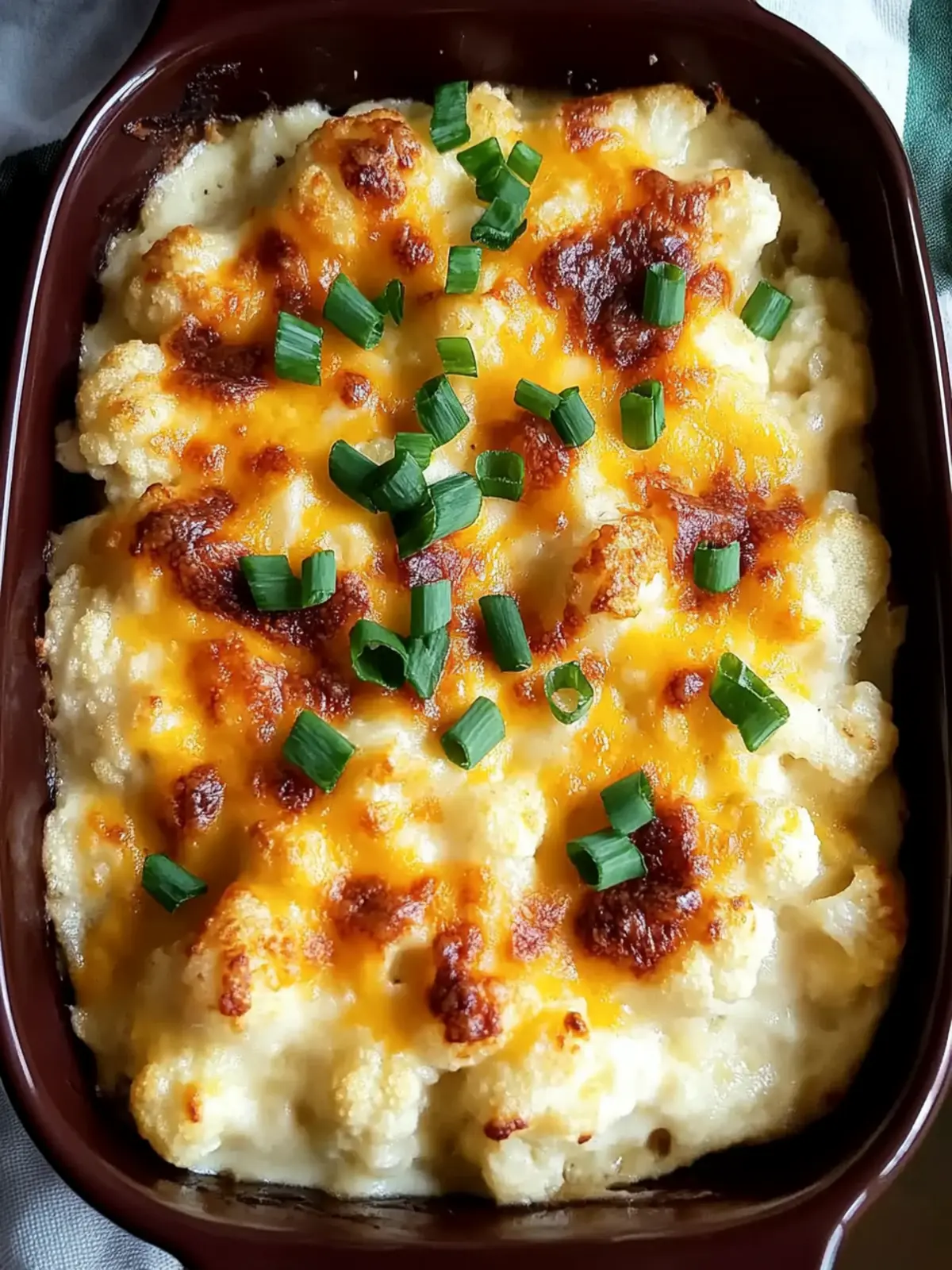 Loaded Creamy Cauliflower Casserole Your New Go-To Comfort Dish 4 Loaded Creamy Cauliflower Casserole