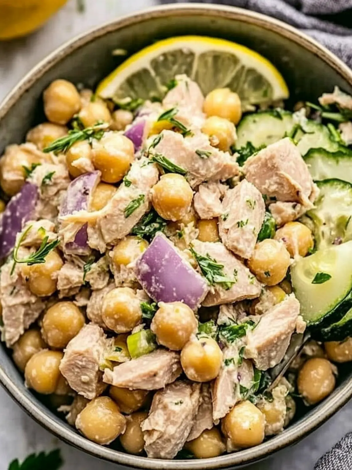 Delicious Simple Tuna Chickpea Salad for Quick Healthy Meals 3 Simple Tuna Chickpea Salad
