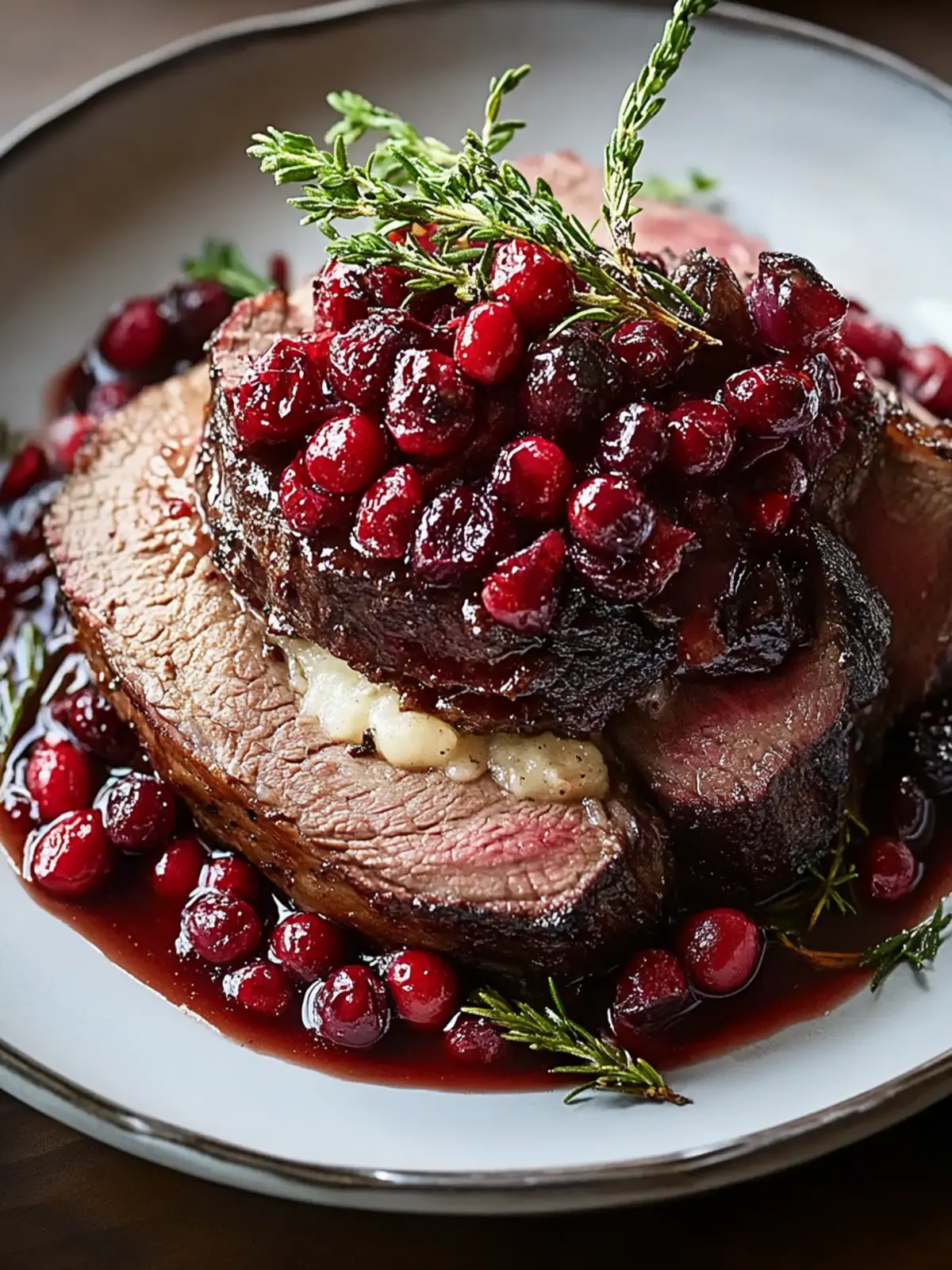 Savory Cranberry Roast Beef That Steals the Holiday Show 4 Cranberry Roast Beef
