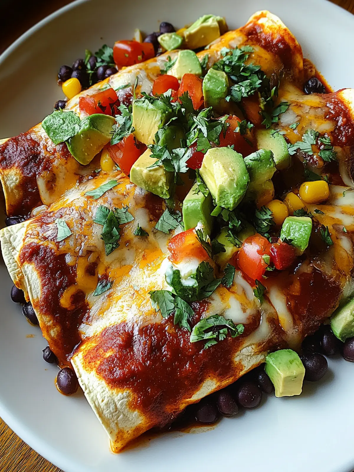 Delicious Vegetarian Black Bean Enchiladas You’ll Love to Make 2 Vegetarian Black Bean Enchiladas