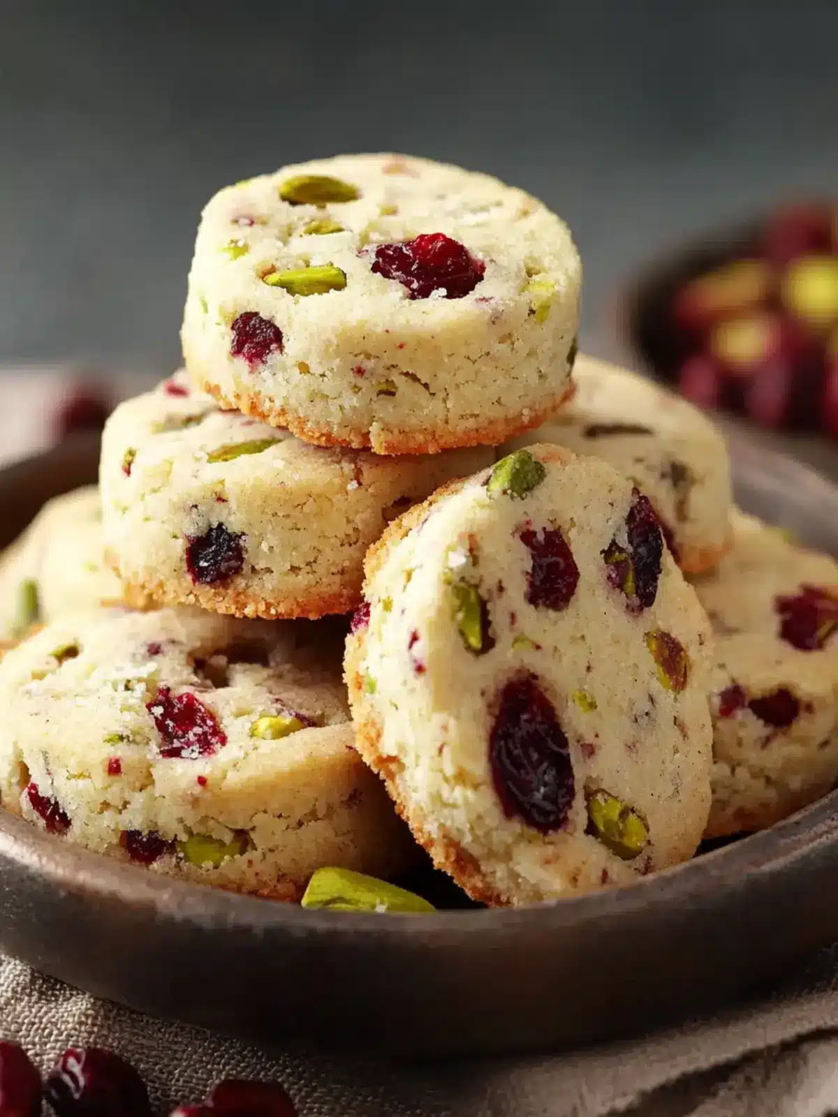 Cranberry Pistachio Shortbread Cookies for Joyful Baking Bliss 5 Cranberry Pistachio Shortbread Cookies