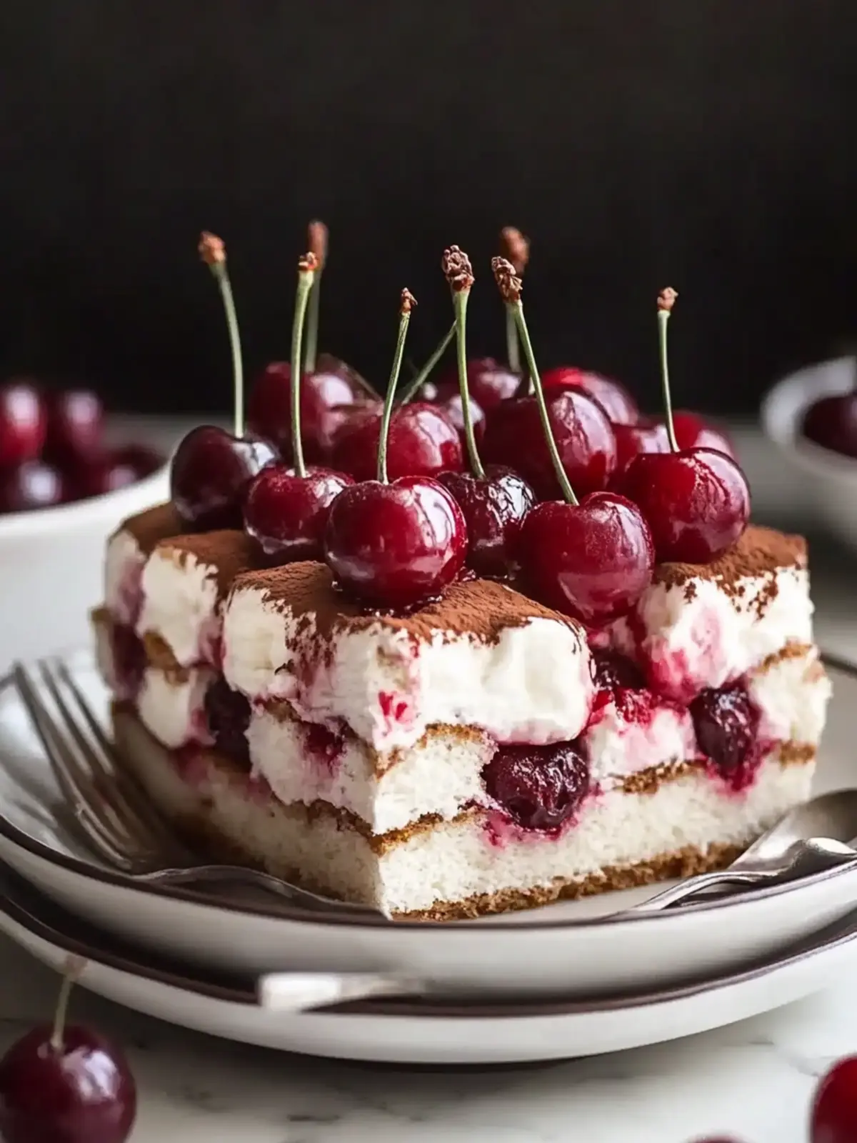 Cherry Amaretto Tiramisu: A Summer Delight to Savor 4 Cherry Amaretto Tiramisu