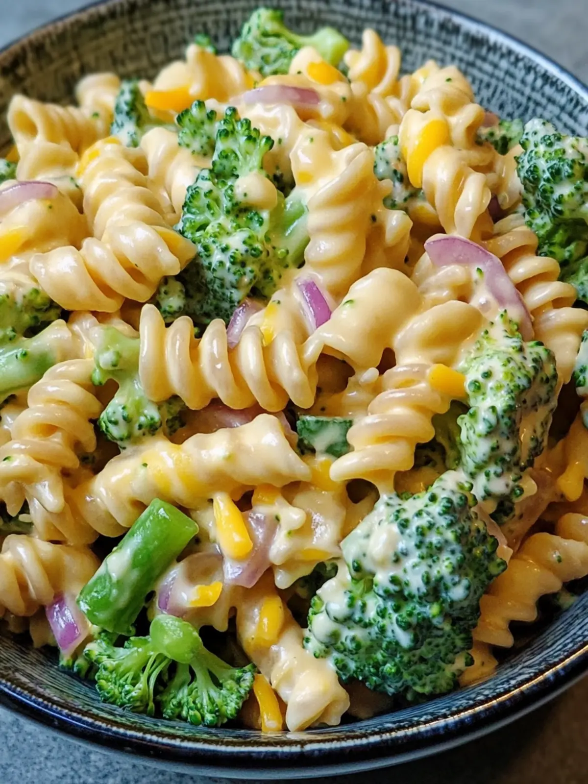 Creamy Broccoli Cheddar Pasta Salad for Quick & Easy Meals 5 Broccoli Cheddar Pasta Salad